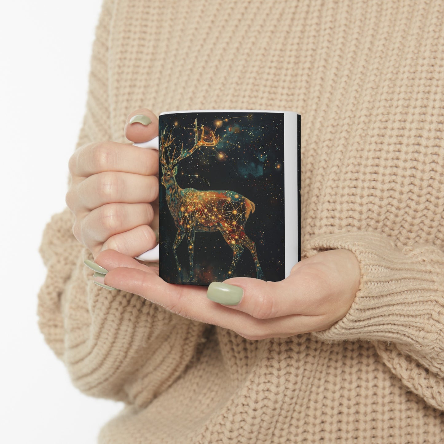 Cosmic Deer B - Ceramic Mug Collection