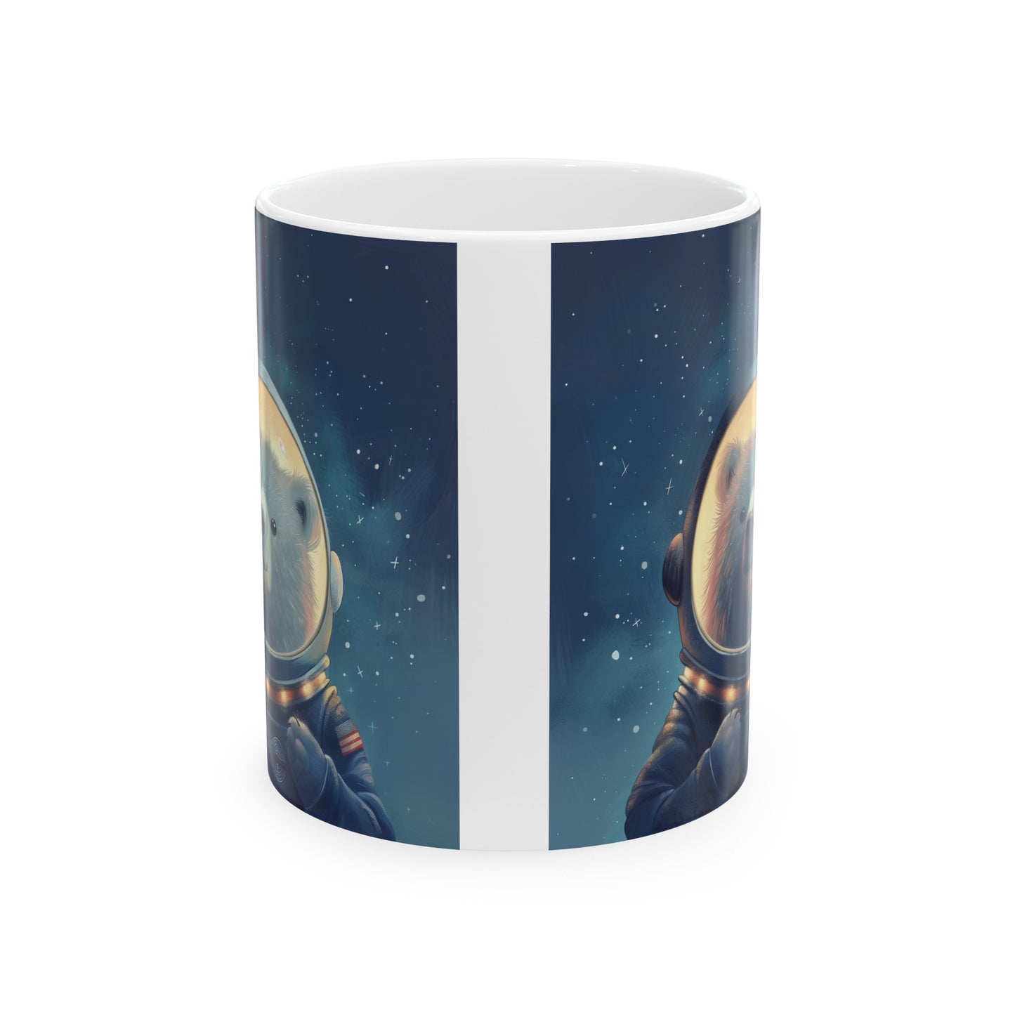 Cute Space Bear C - Ceramic Mug Collection