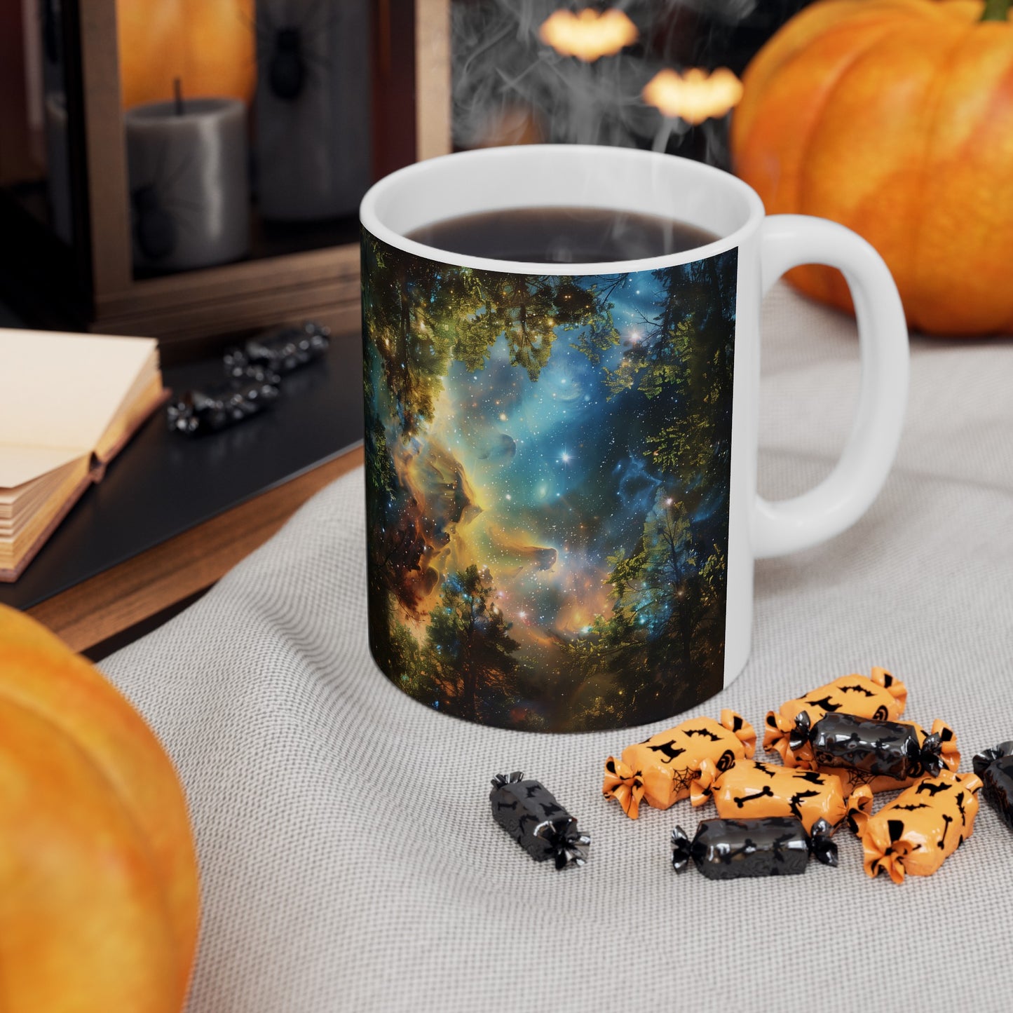 Cosmic Forest C - Ceramic Mug Collection