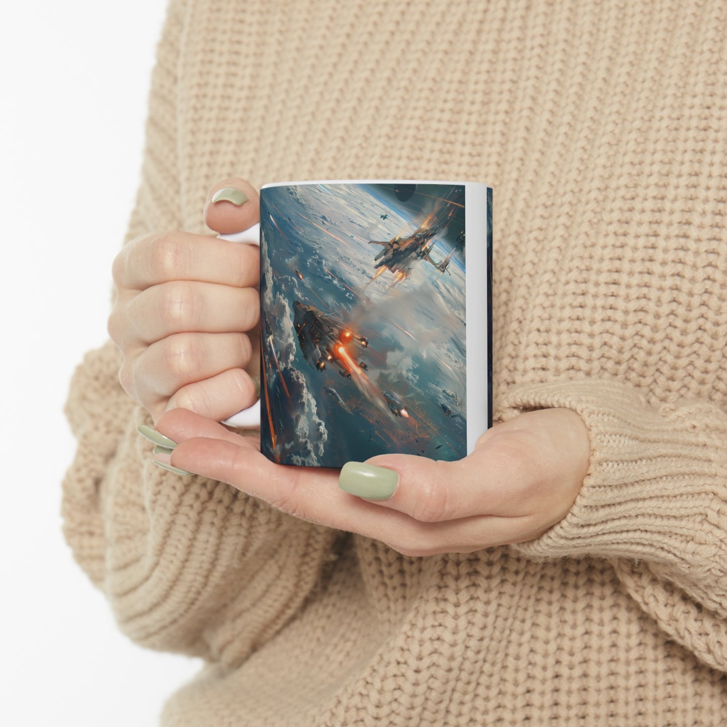 Space Battle D - Ceramic Mug Collection