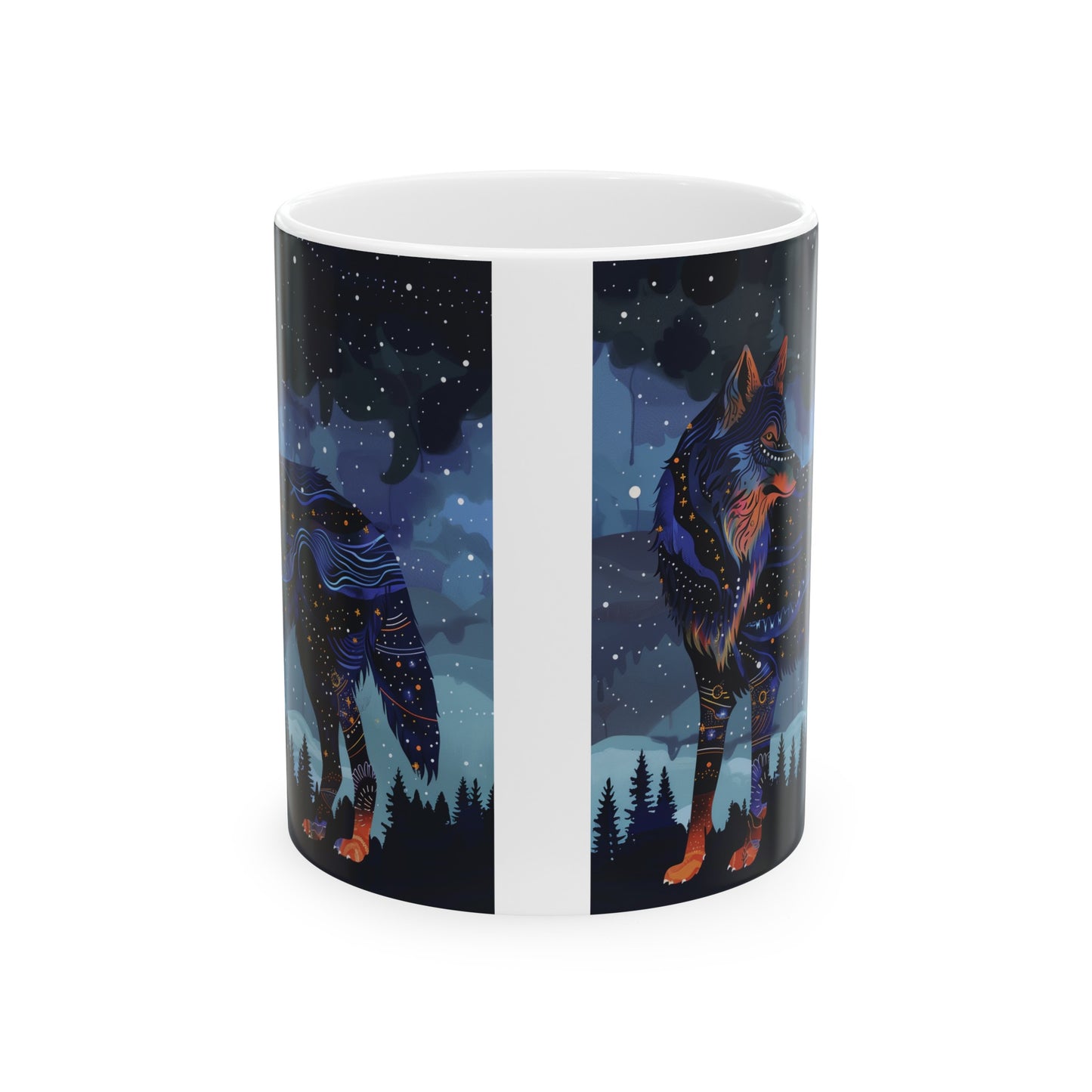 Cosmic Wolf A - Ceramic Mug Collection