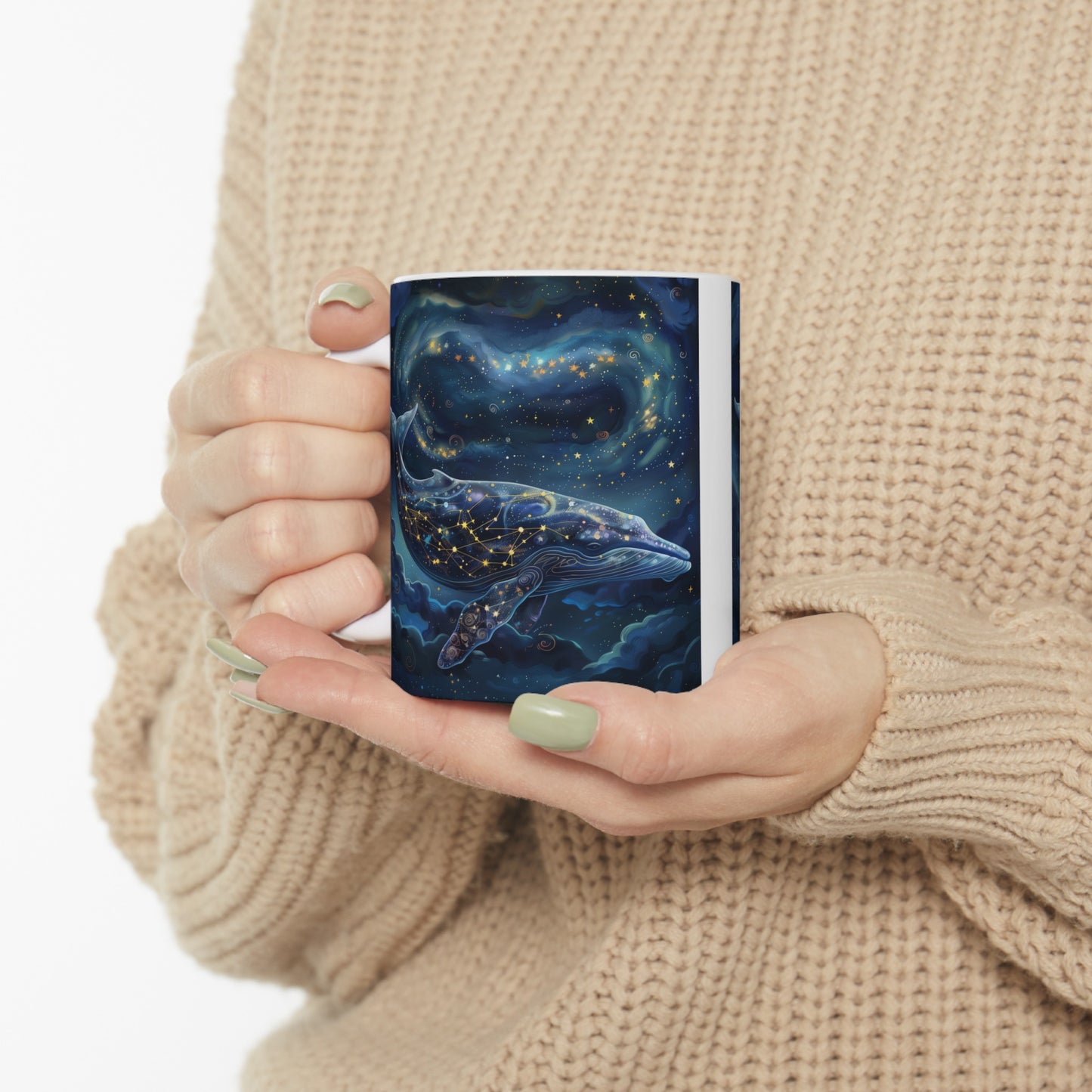 Cosmic Whale C - Ceramic Mug Collection