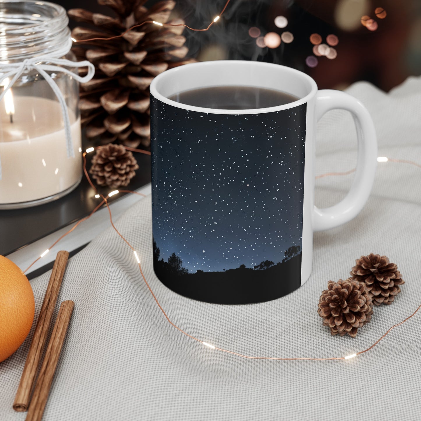 Night sky full of stars D - Ceramic Mug Collection