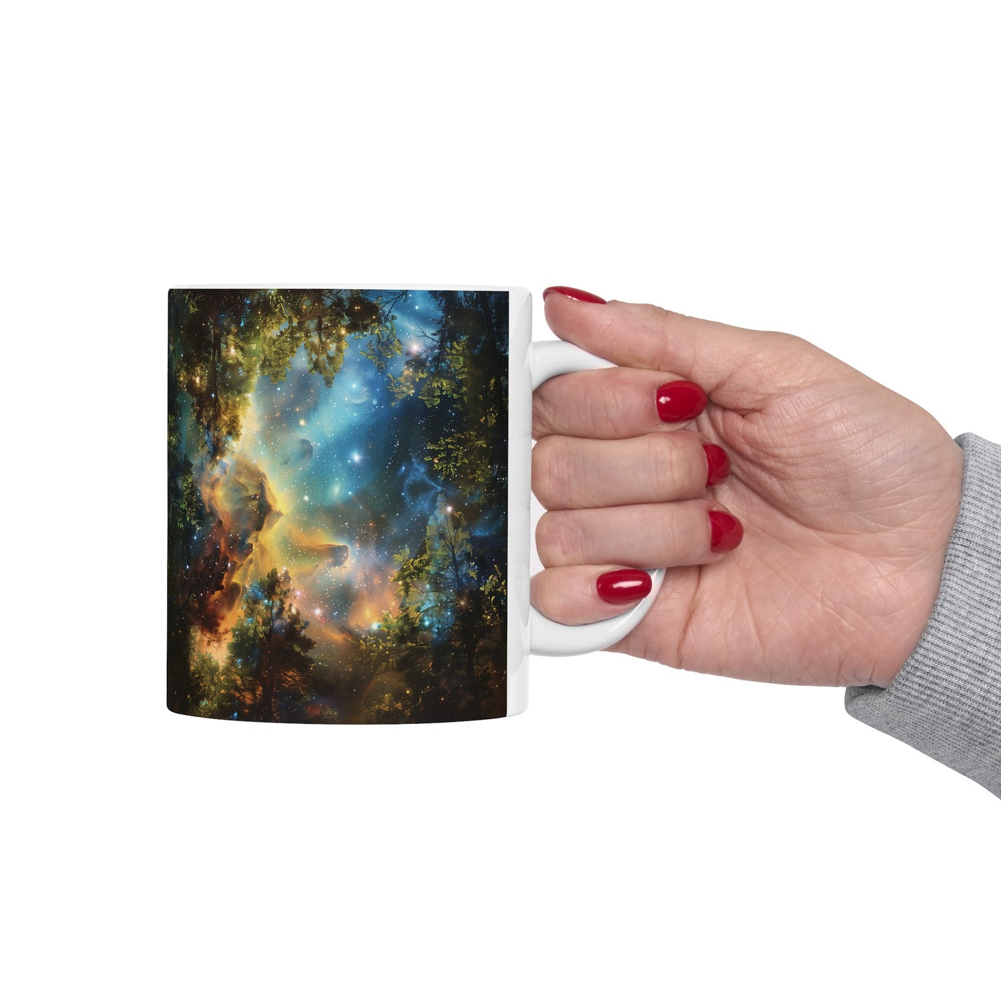 Cosmic Forest C - Ceramic Mug Collection