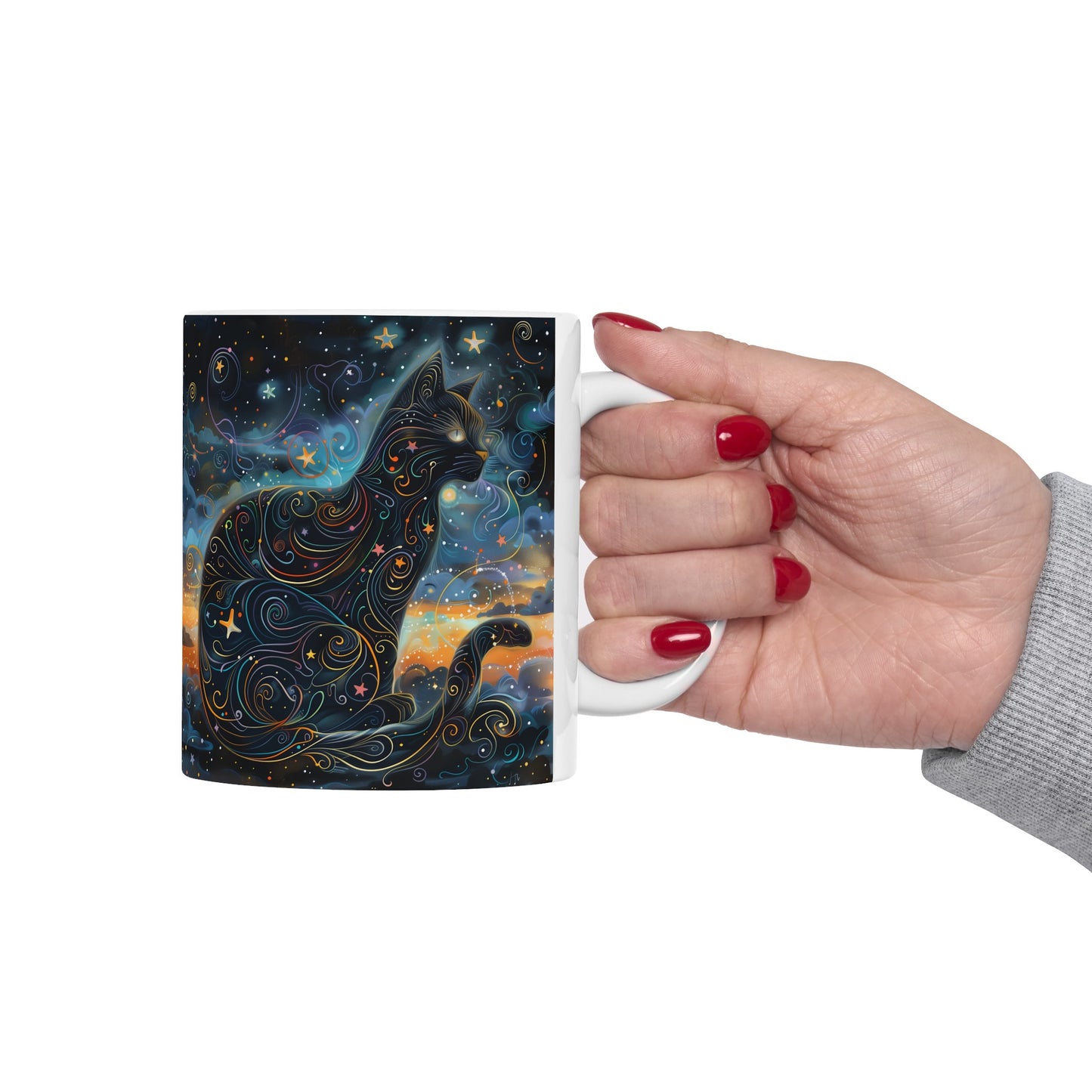 Cosmic Cat B - Ceramic Mug Collection