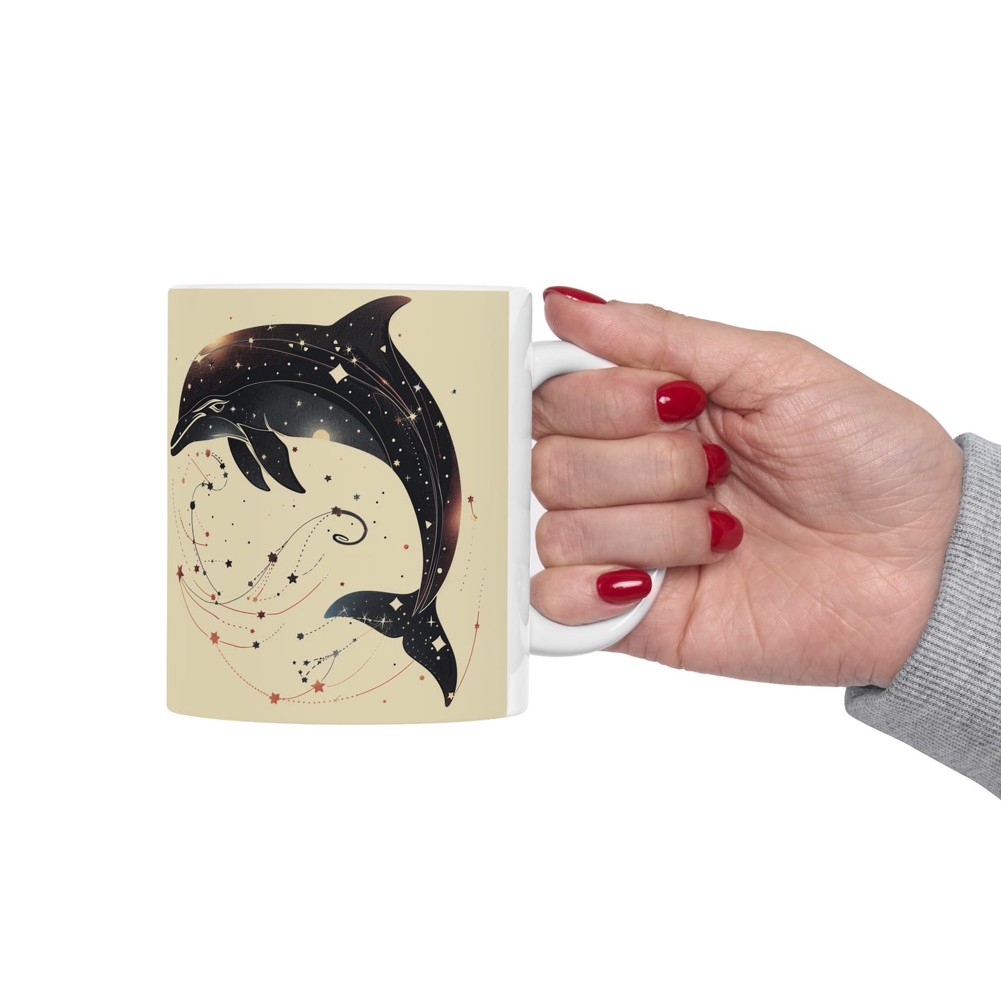 Cosmic Dolphin B - Ceramic Mug Collection