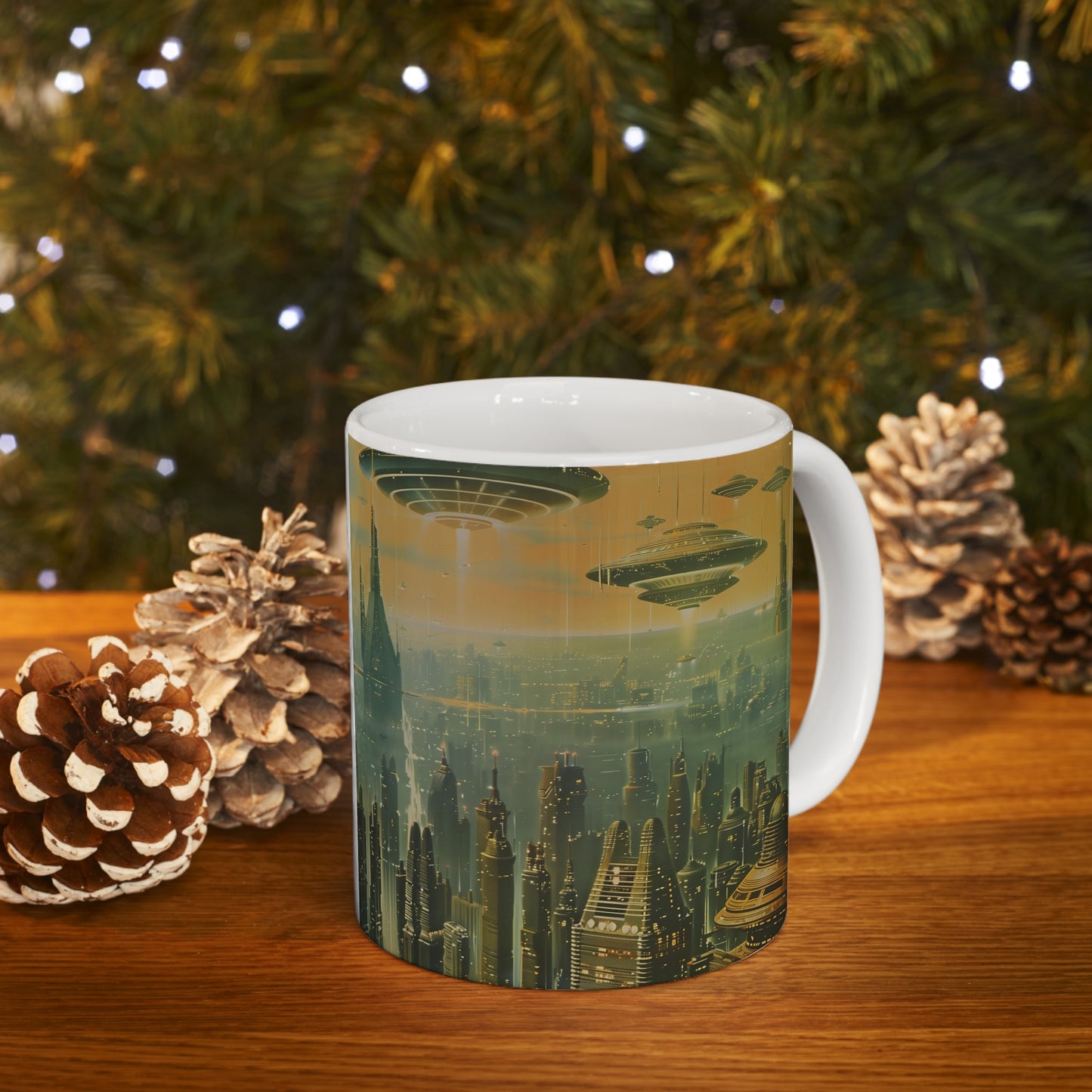 Futuristic City C - Ceramic Mug Collection