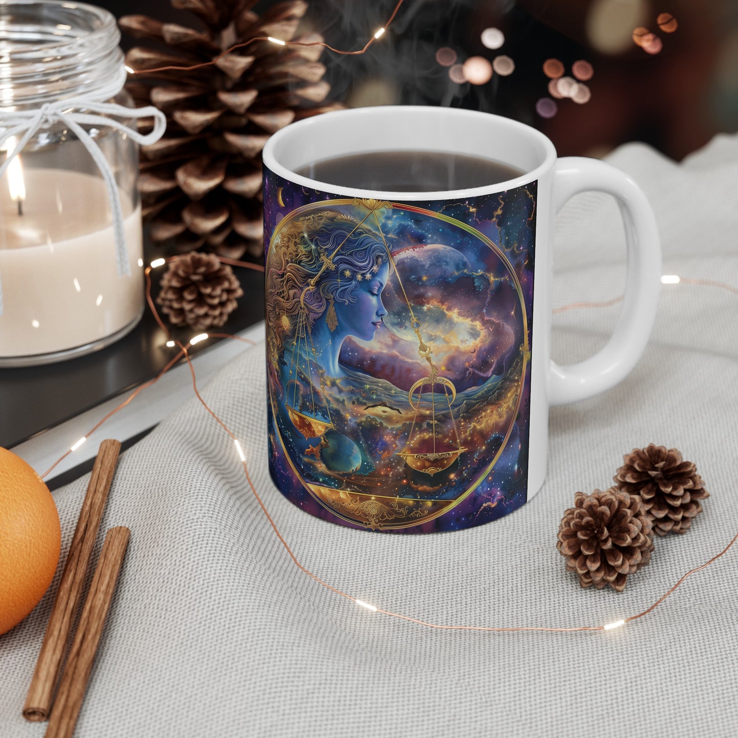 Libra Celestial #4 - Ceramic Zodiac Mug Collection