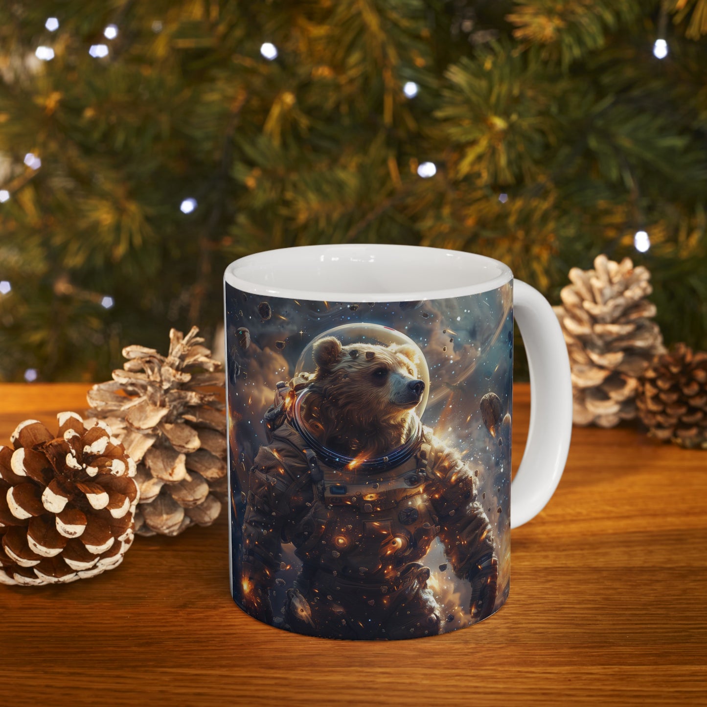 Cute Space Bear B - Ceramic Mug Collection