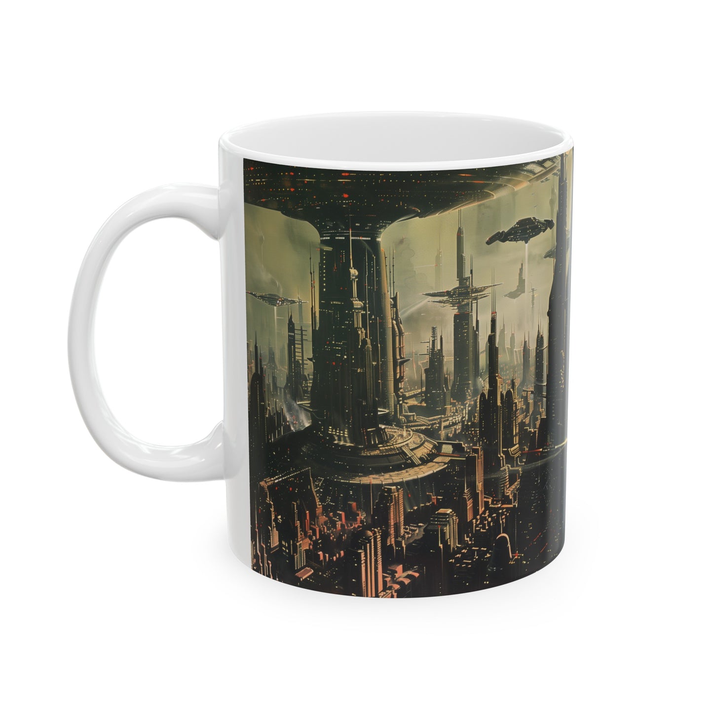 Futuristic City D - Ceramic Mug Collection