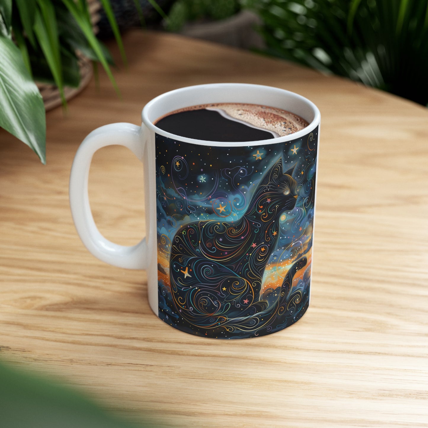 Cosmic Cat B - Ceramic Mug Collection