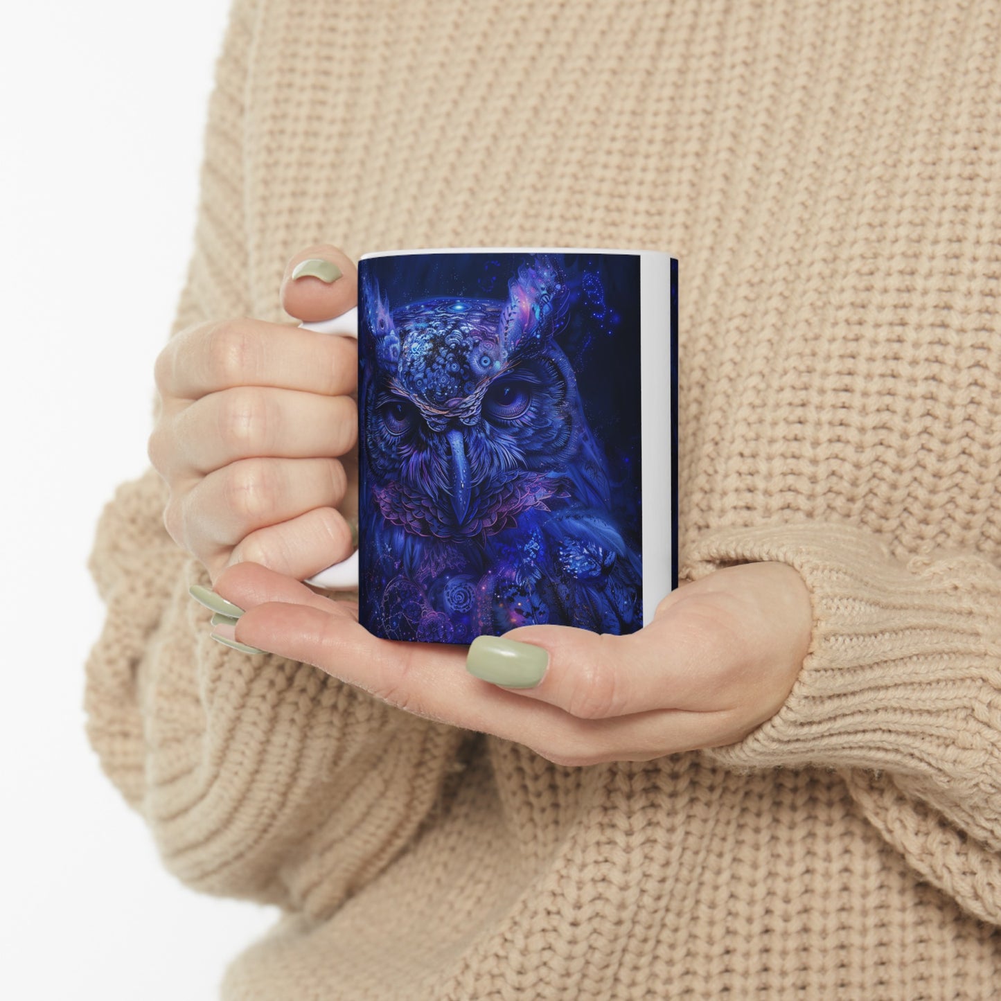 Cosmic Owl C - Ceramic Mug Collection