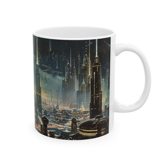 Futuristic City A - Ceramic Mug Collection