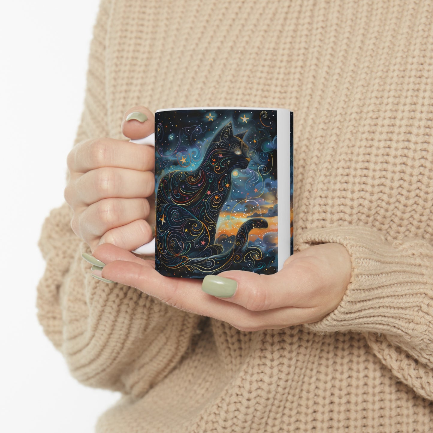 Cosmic Cat B - Ceramic Mug Collection