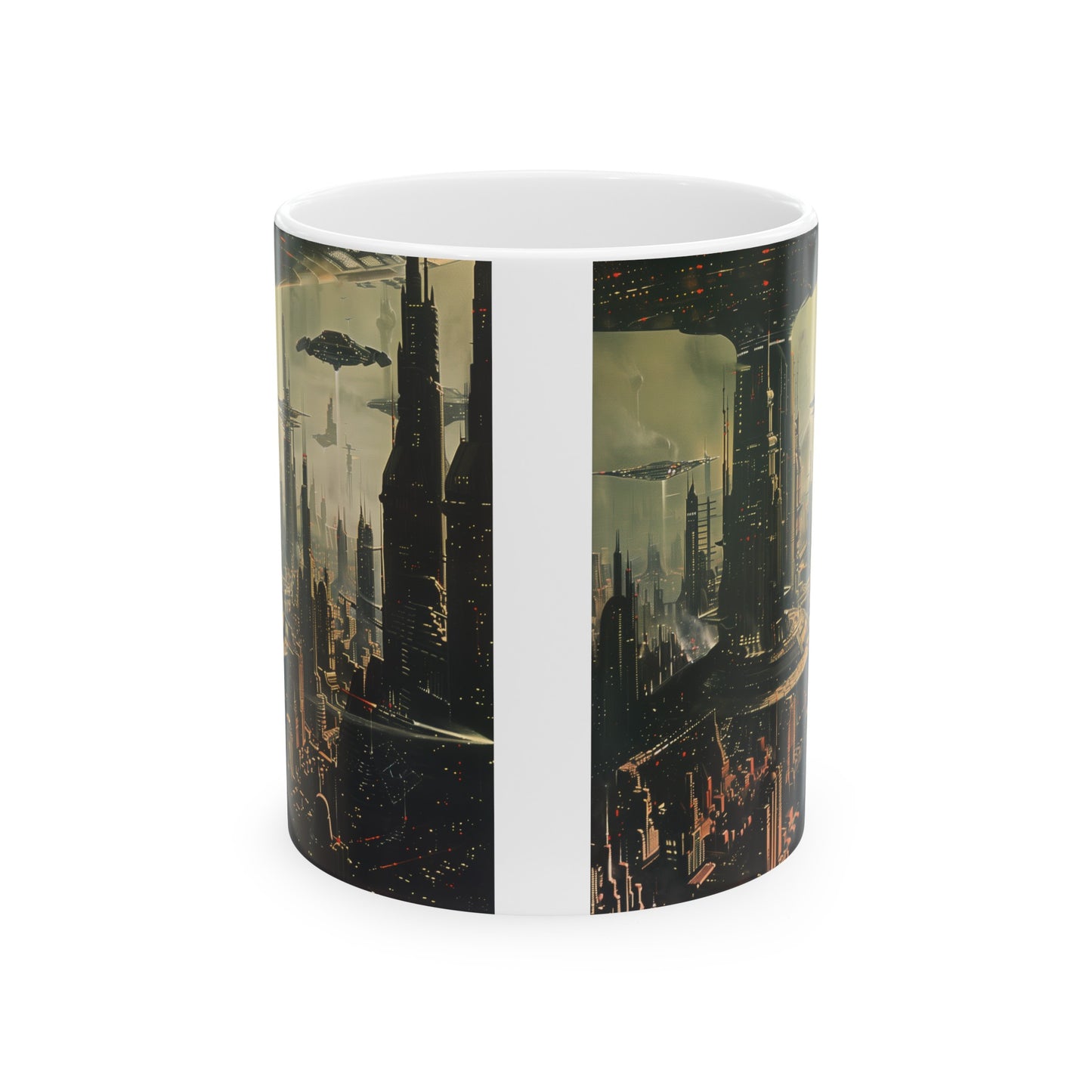 Futuristic City D - Ceramic Mug Collection