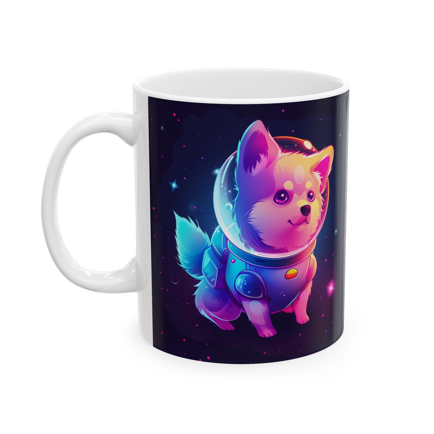 Cute Space Dog B - Ceramic Mug Collection