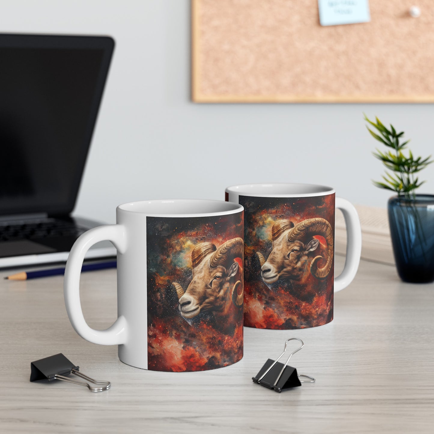 Aries Celestial #1 - Ceramic Zodiac Mug Collection