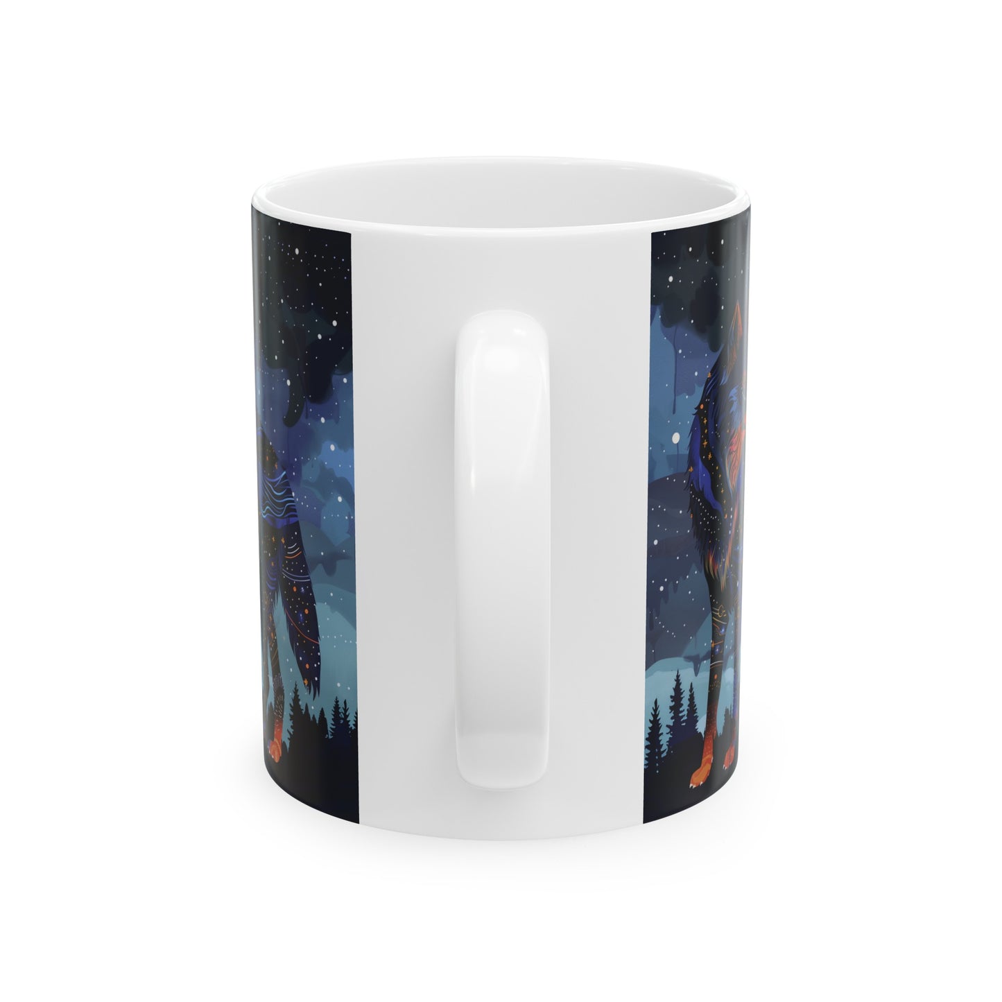 Cosmic Wolf A - Ceramic Mug Collection