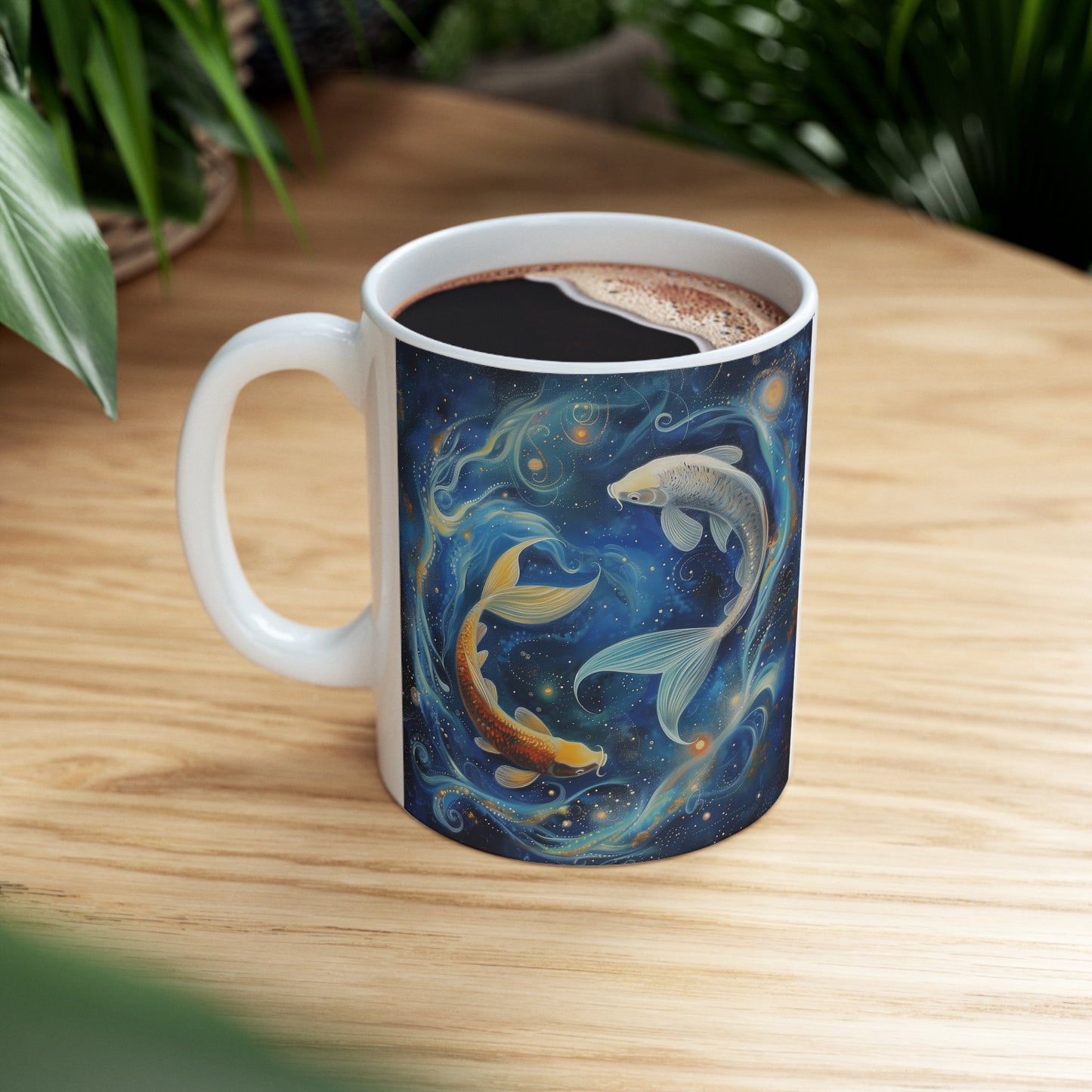 Pisces Celestial #1 - Ceramic Zodiac Mug Collection