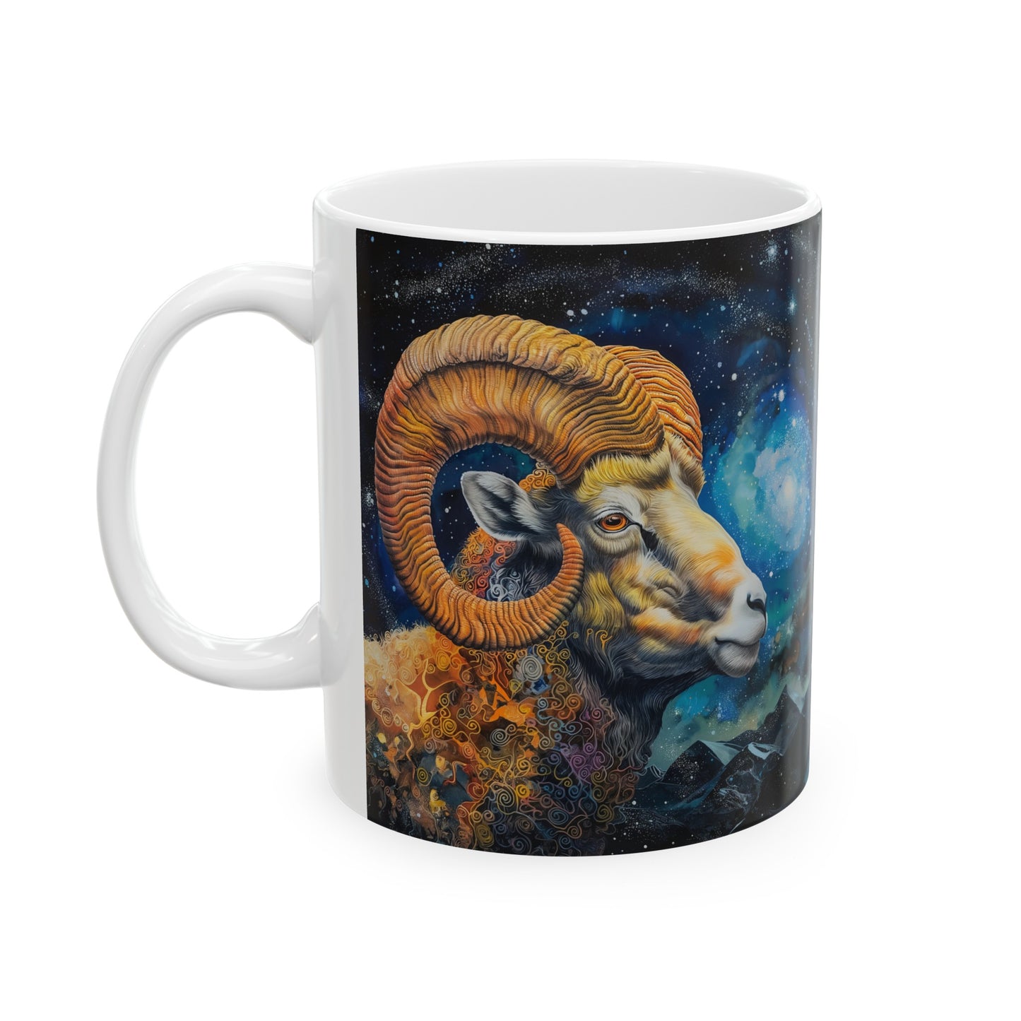 Aries Celestial #4 - Ceramic Zodiac Mug Collection