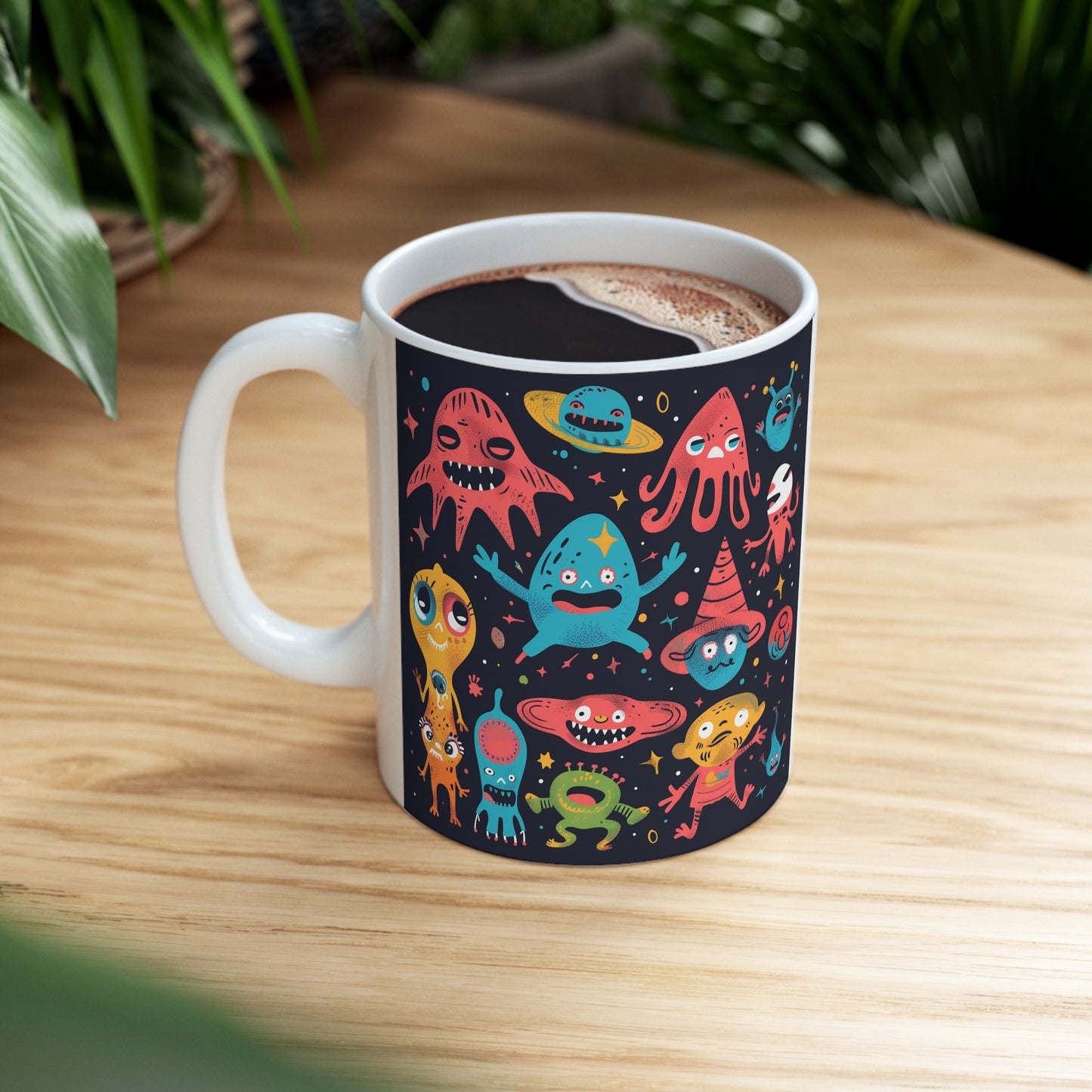 Cartoonish Aliens D - Ceramic Mug Collection