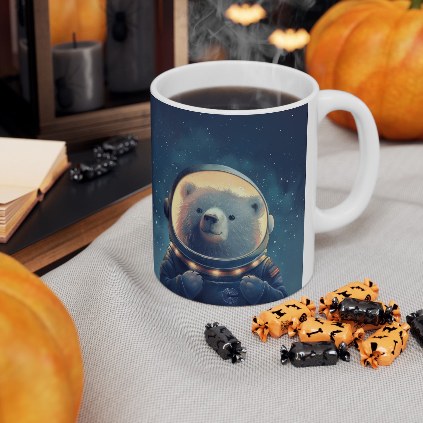 Cute Space Bear C - Ceramic Mug Collection