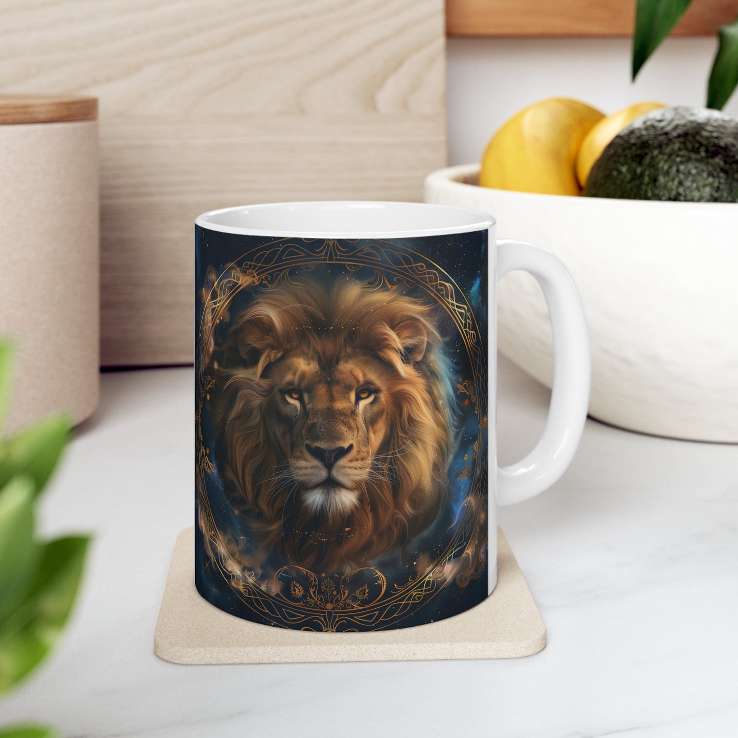 Leo Celestial #2 - Ceramic Zodiac Mug Collection