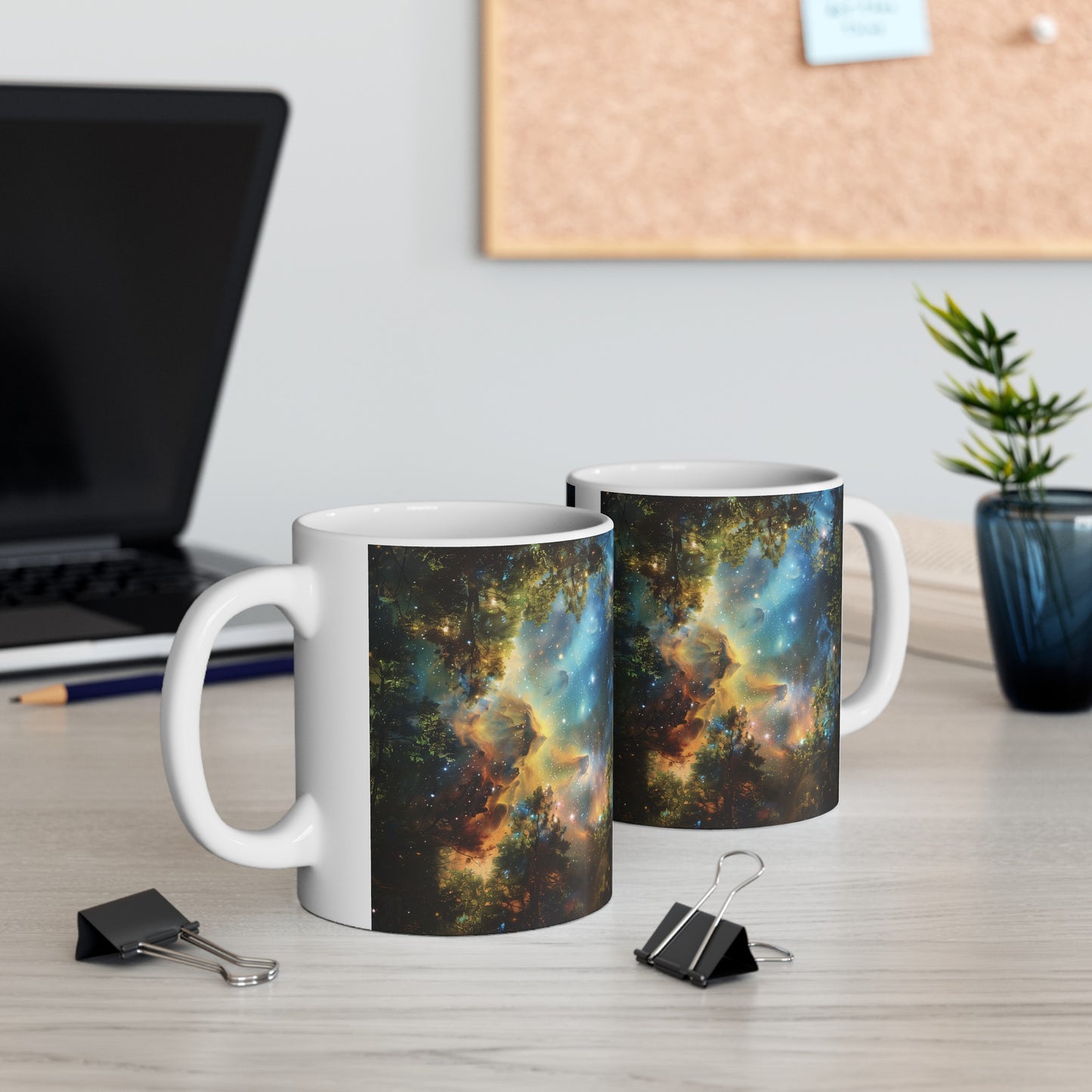 Cosmic Forest C - Ceramic Mug Collection