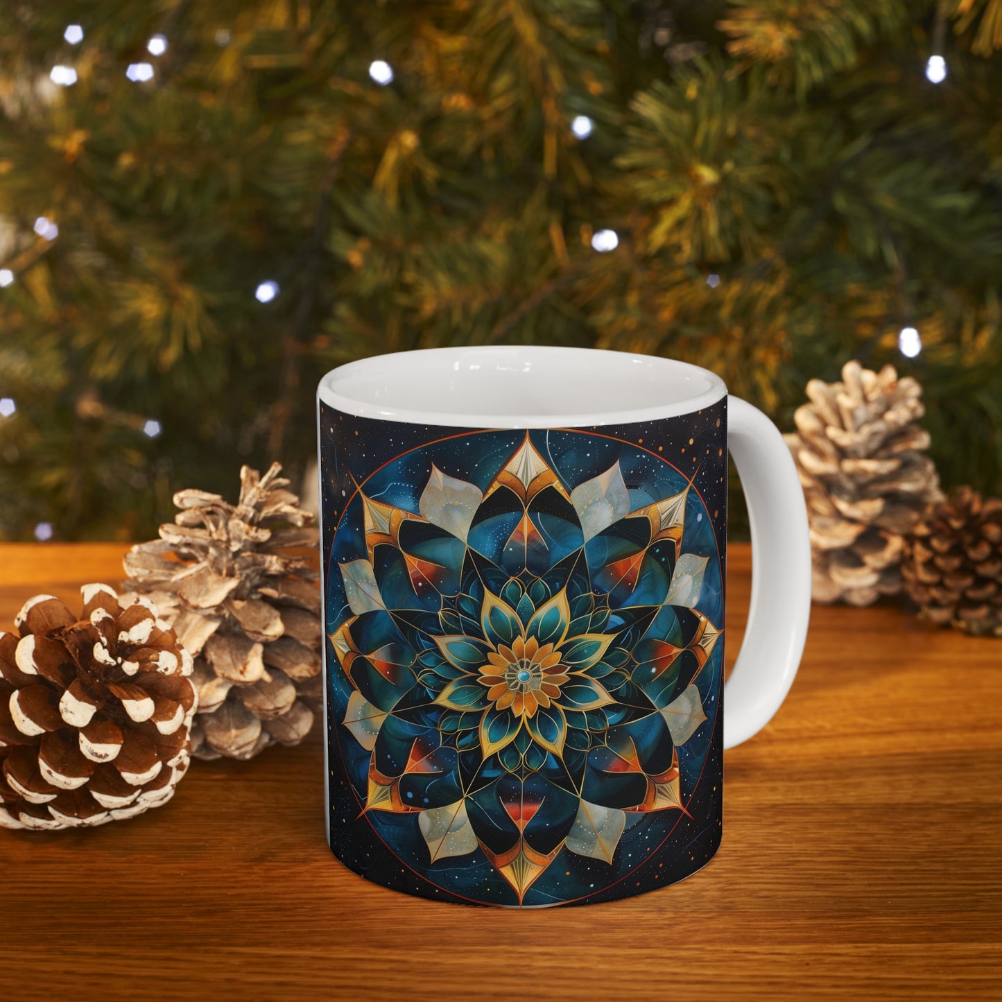 Geometric Mandala A - Ceramic Mug Collection