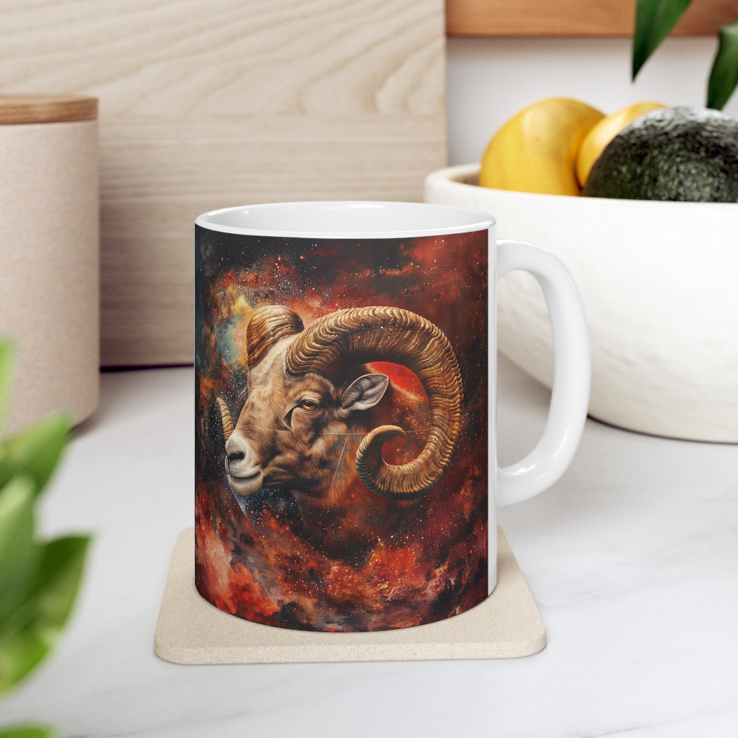 Aries Celestial #1 - Ceramic Zodiac Mug Collection