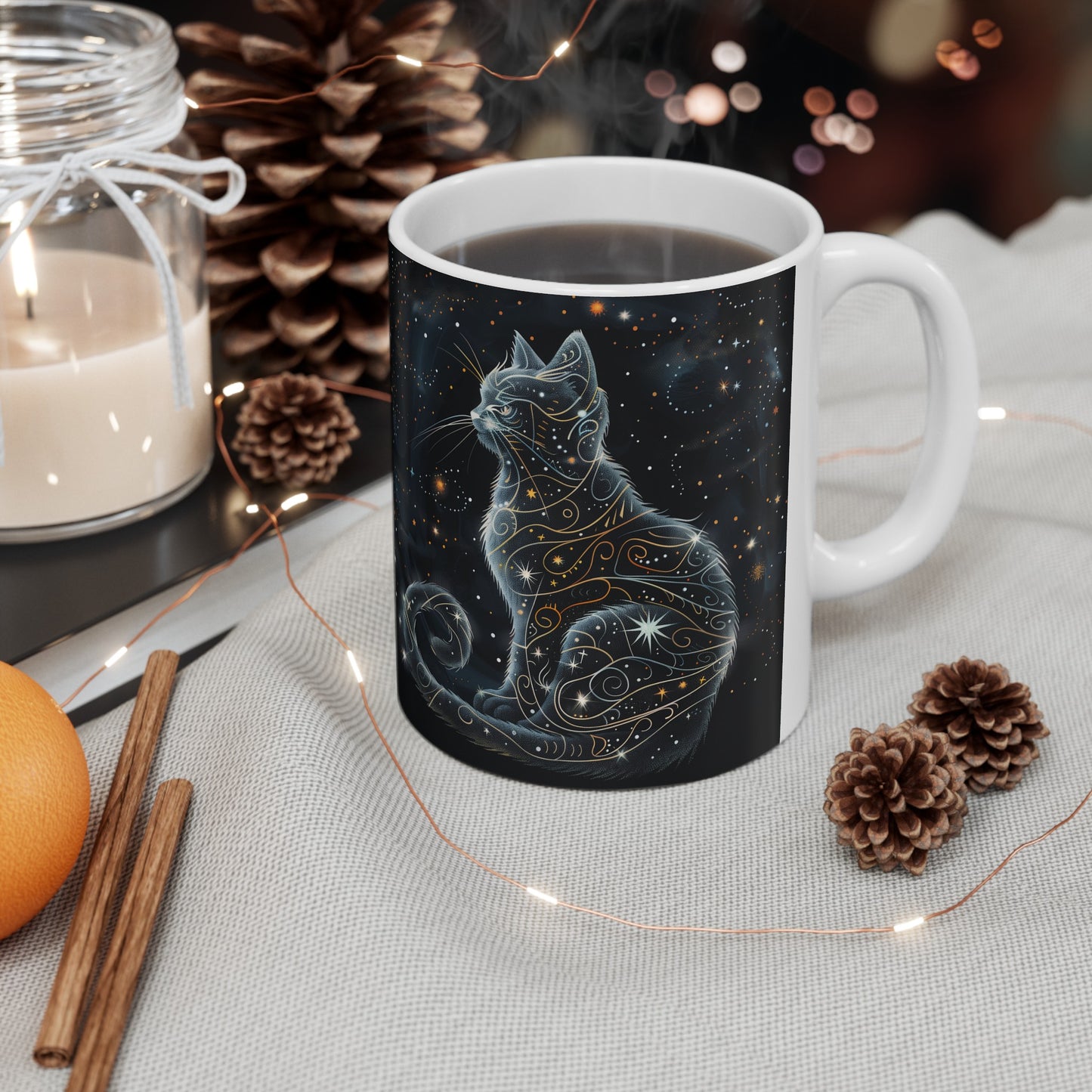 Cosmic Cat C - Ceramic Mug Collection