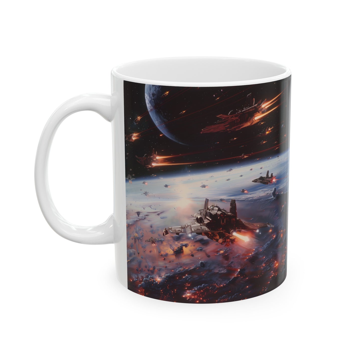 Space Battle B - Ceramic Mug Collection