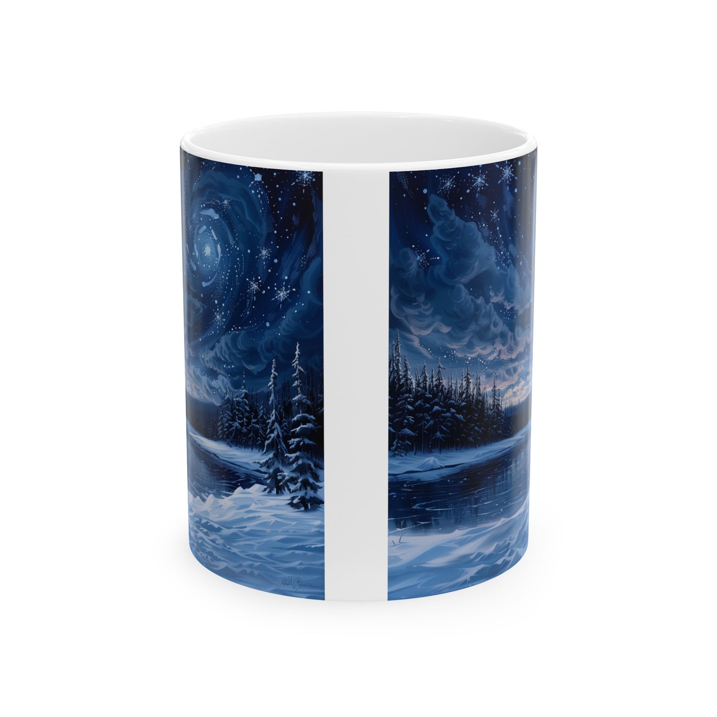 Frozen Lake Galaxy D - Ceramic Mug Collection