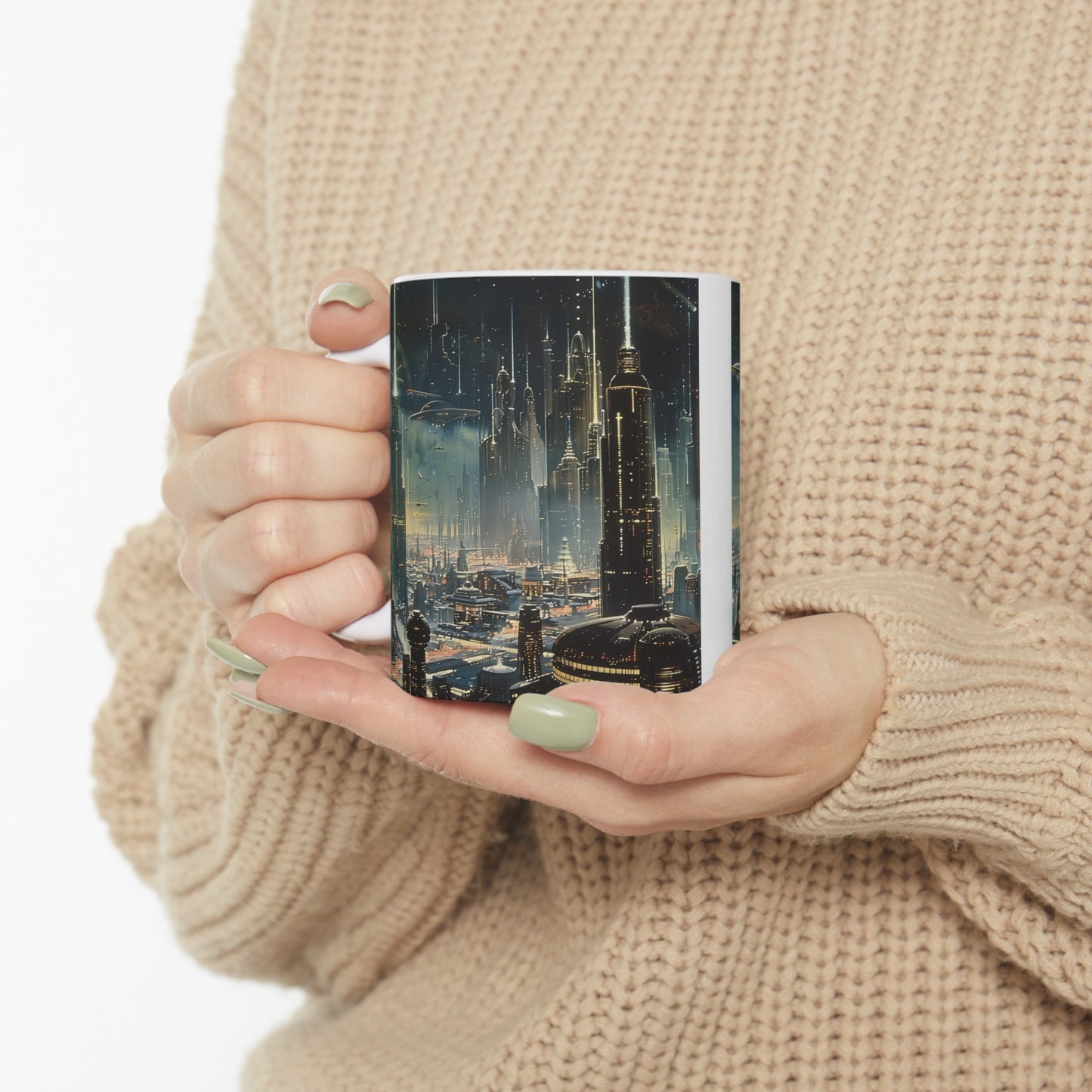 Futuristic City A - Ceramic Mug Collection