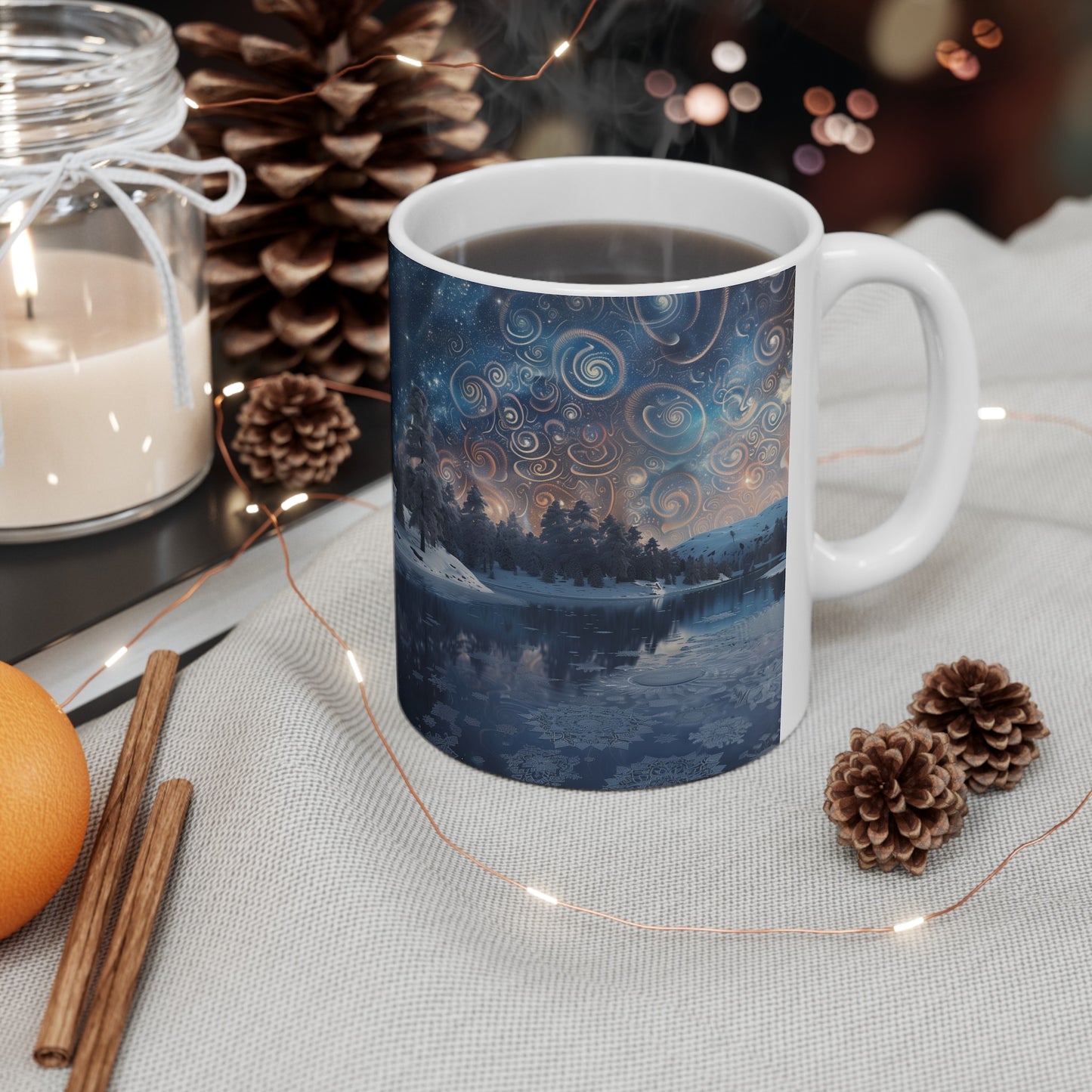 Frozen Lake Galaxy A - Ceramic Mug Collection