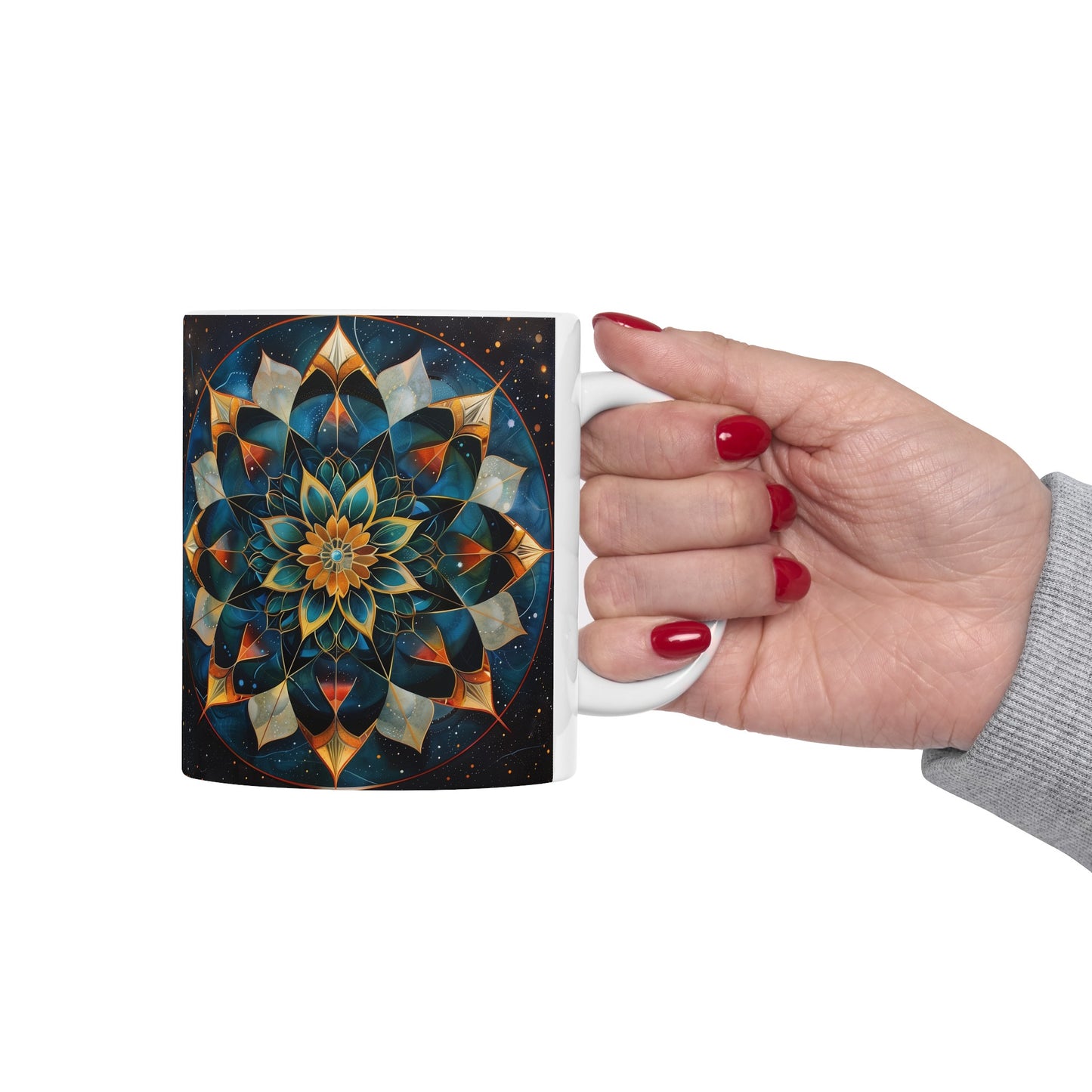 Geometric Mandala A - Ceramic Mug Collection