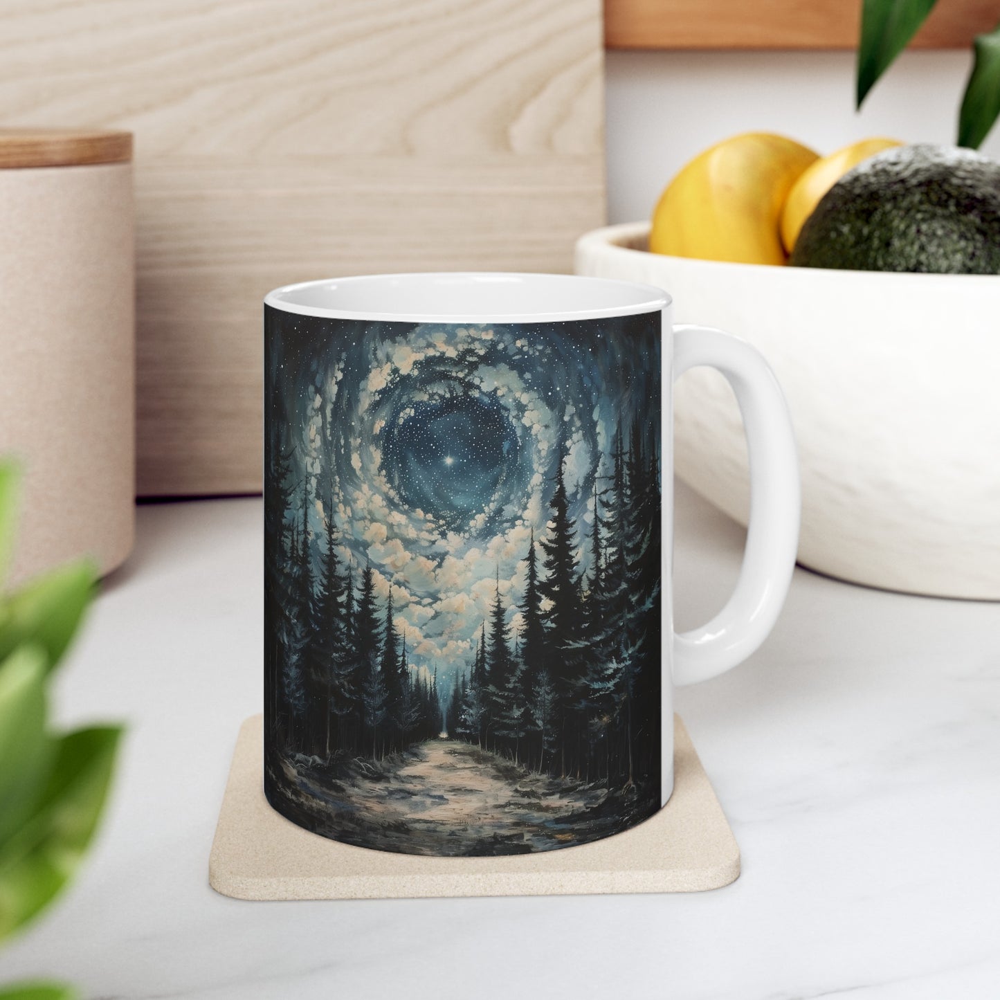 Cosmic Forest D - Ceramic Mug Collection