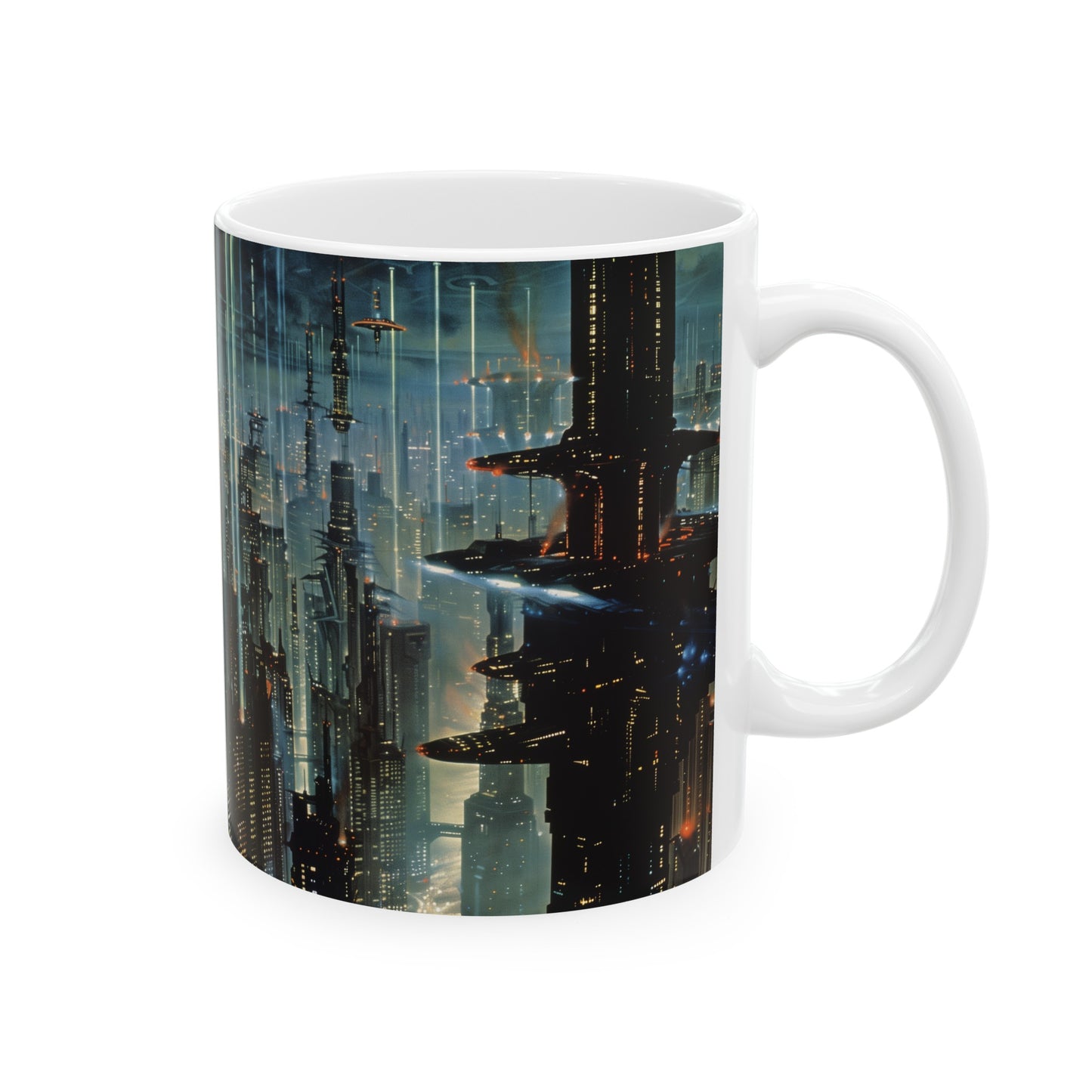 Futuristic City B - Ceramic Mug Collection