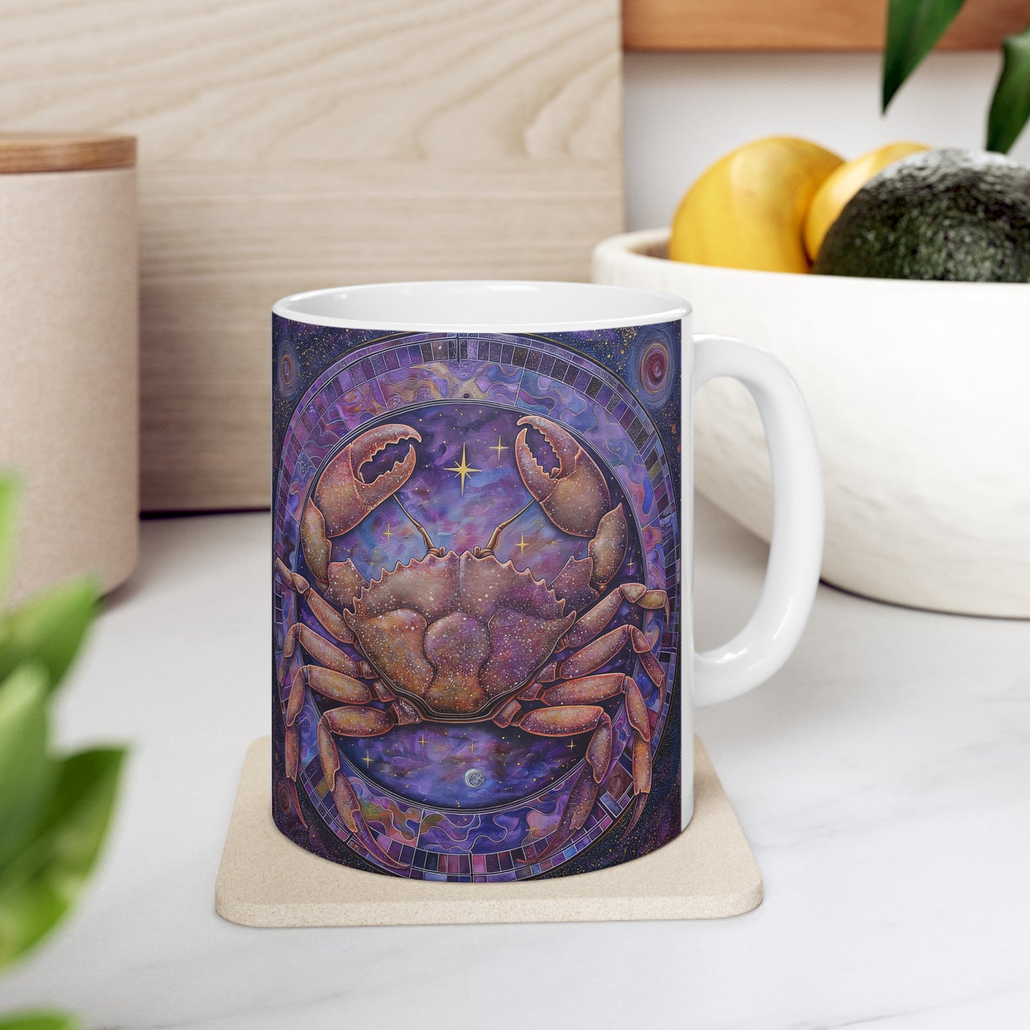 Cancer Celestial #1 - Ceramic Zodiac Mug Collection