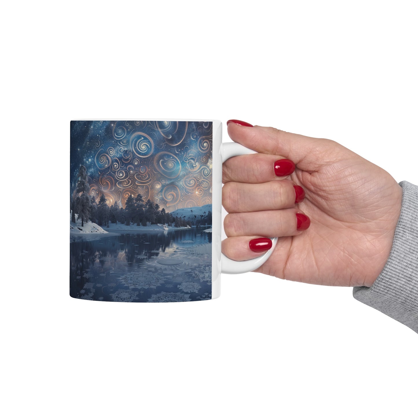 Frozen Lake Galaxy A - Ceramic Mug Collection