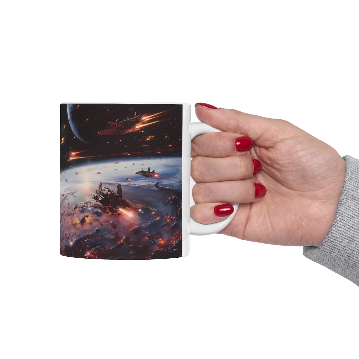 Space Battle B - Ceramic Mug Collection