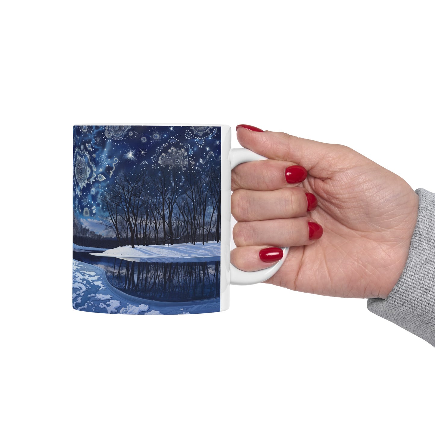 Frozen Lake Galaxy B - Ceramic Mug Collection