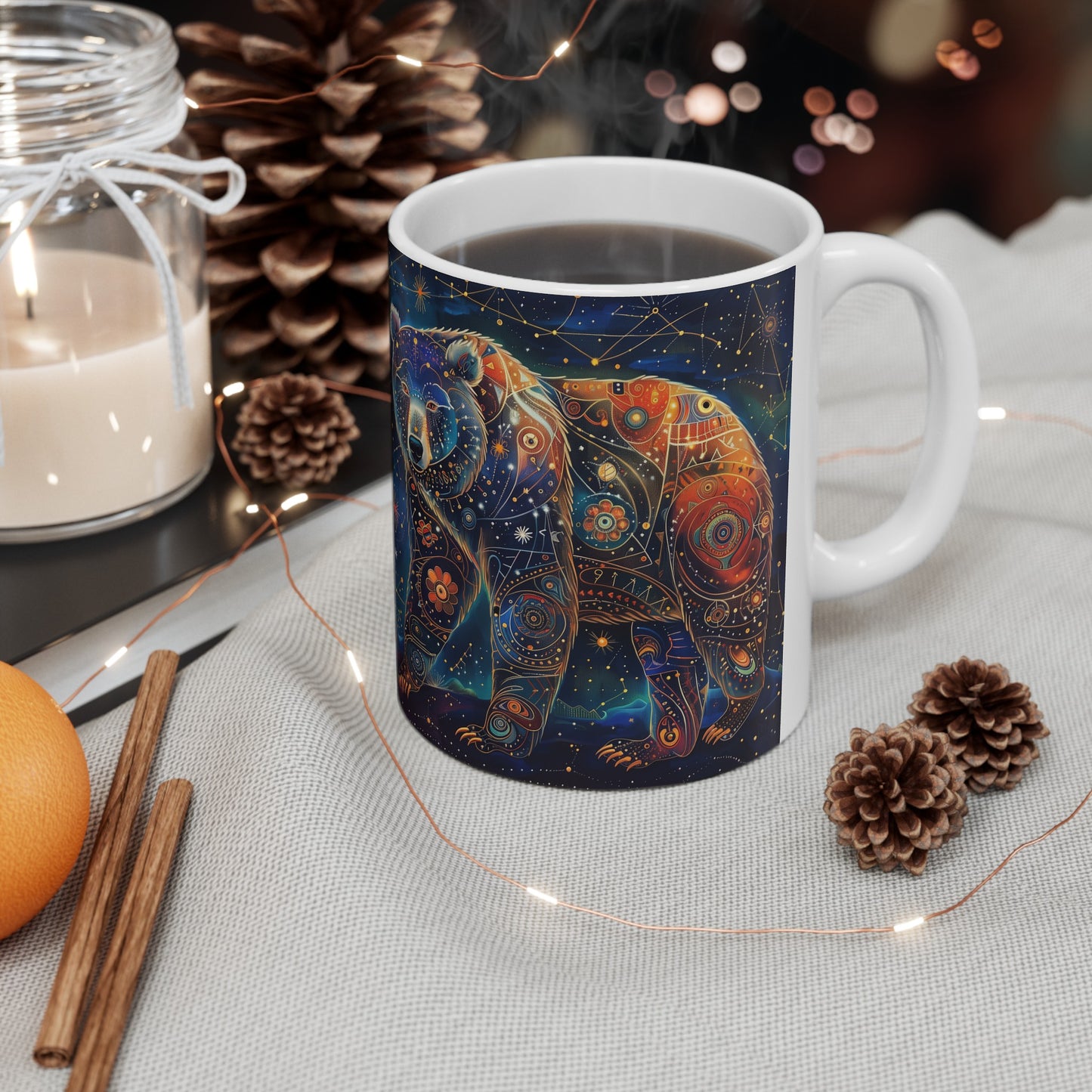 Cosmic Bear C - Ceramic Mug Collection