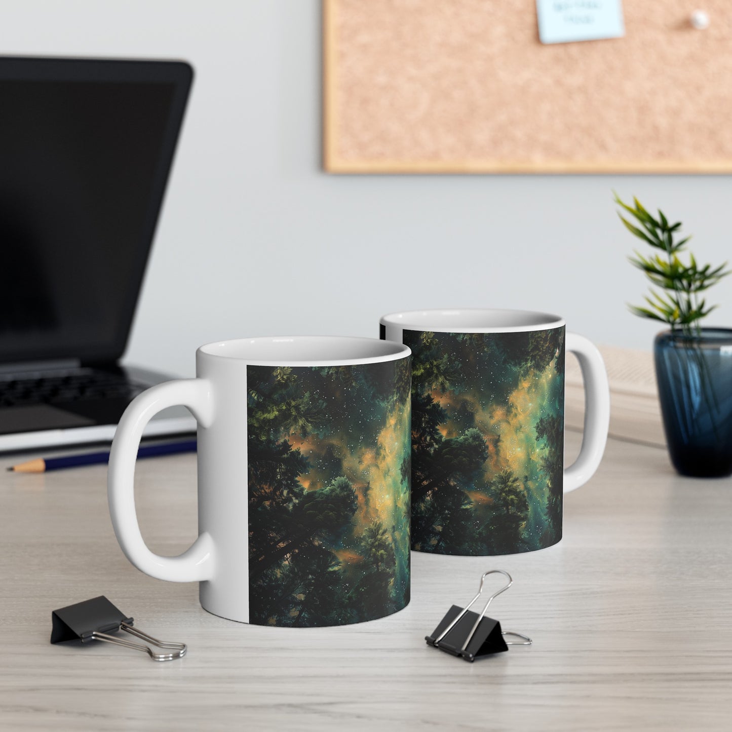 Cosmic Forest B - Ceramic Mug Collection