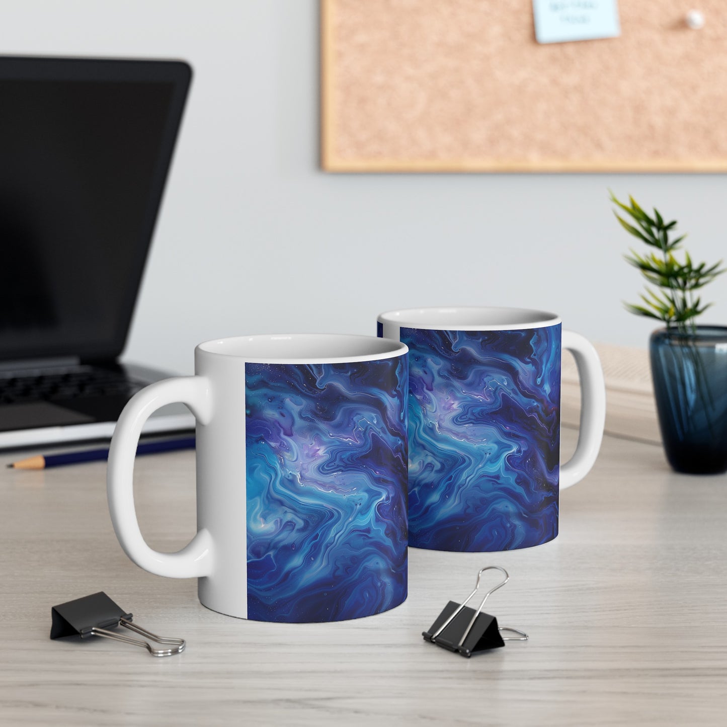 Cosmic Swirl D - Ceramic Mug Collection