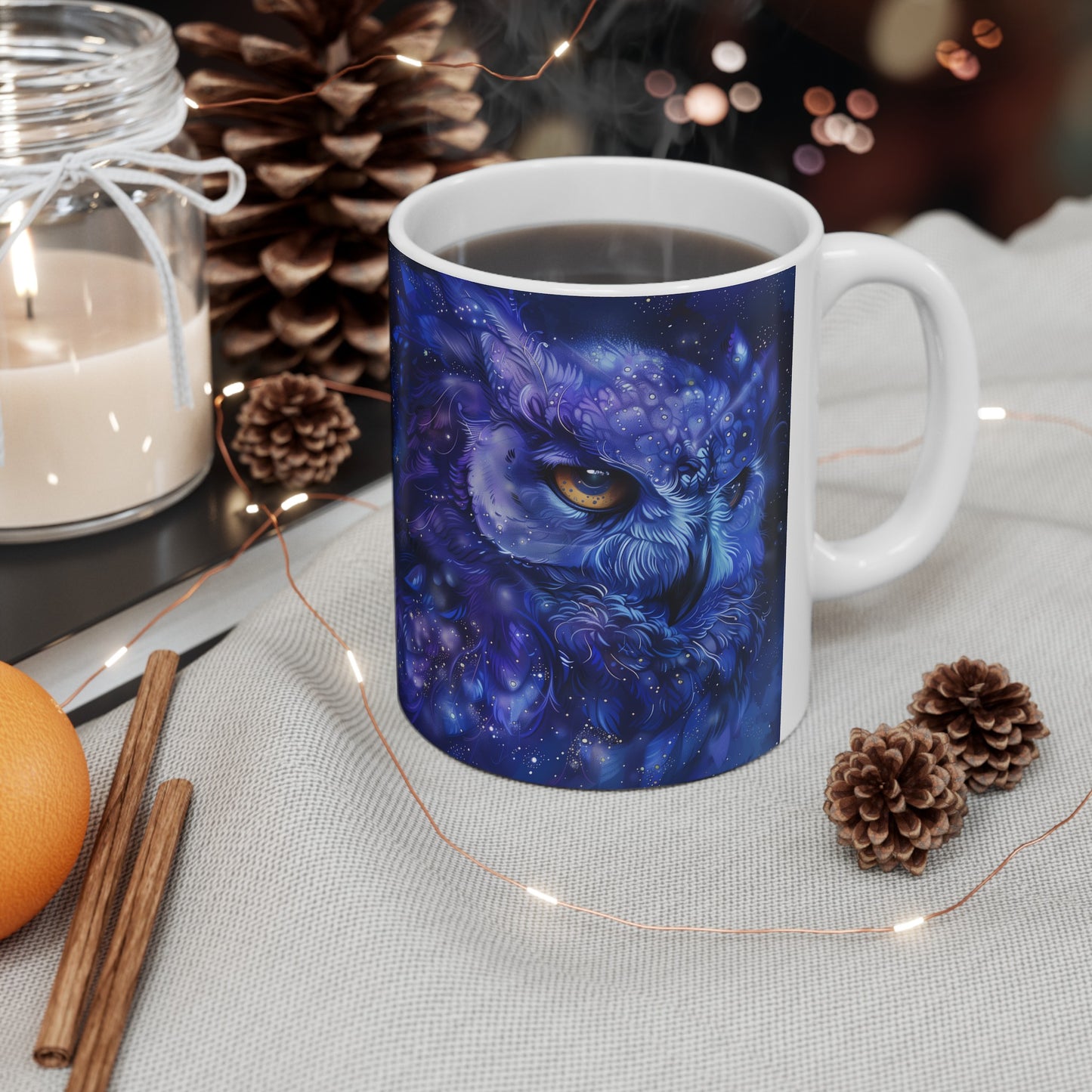 Cosmic Owl A - Ceramic Mug Collection