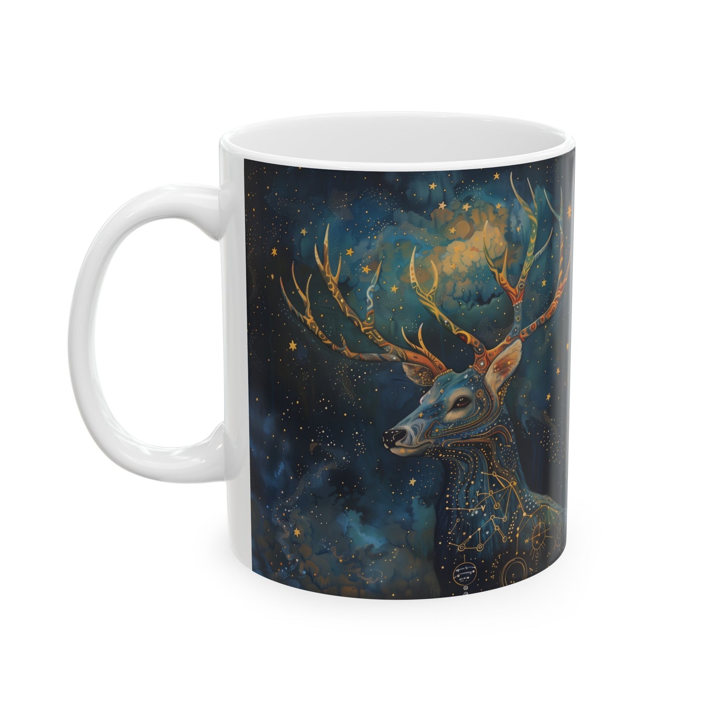 Cosmic Deer C - Ceramic Mug Collection