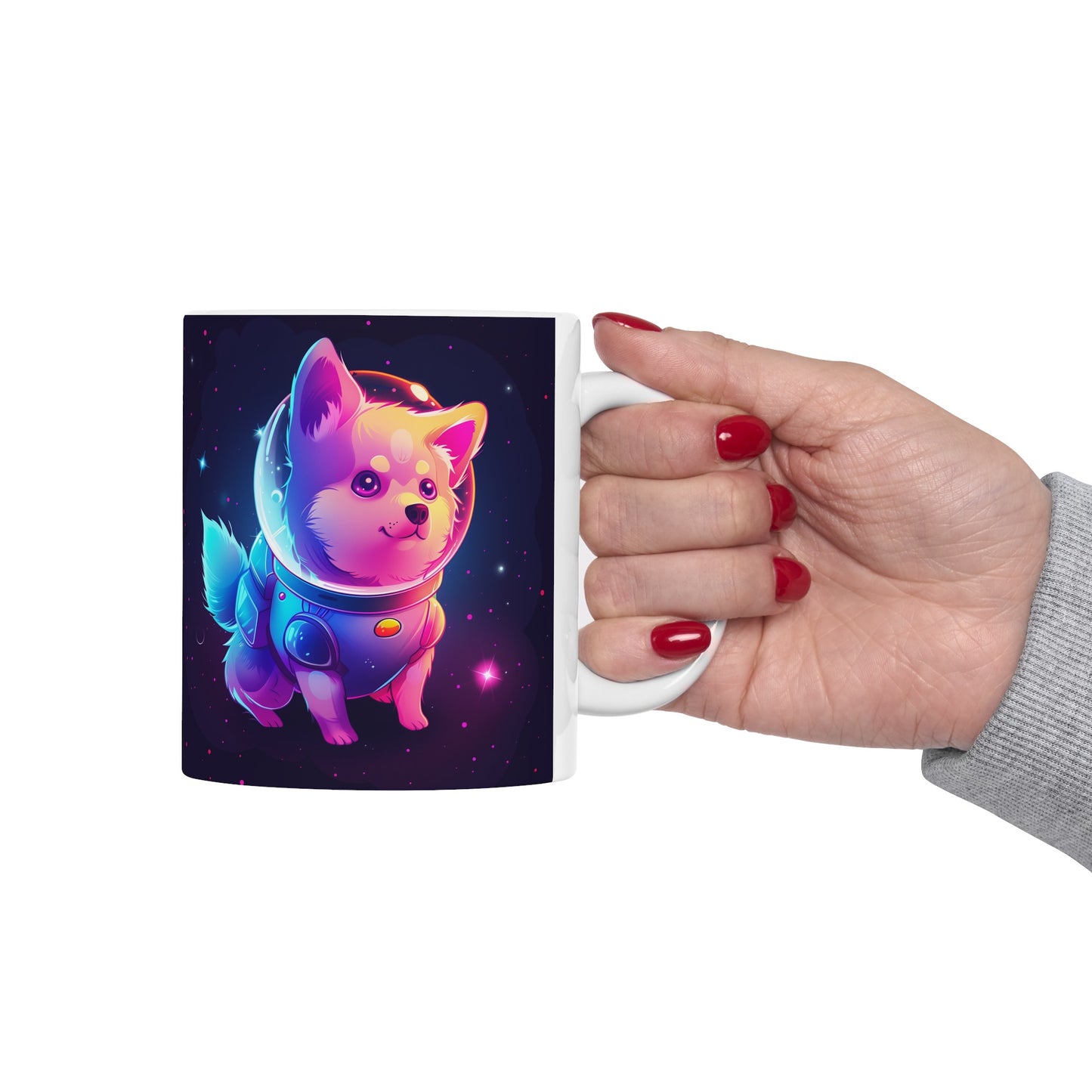 Cute Space Dog B - Ceramic Mug Collection