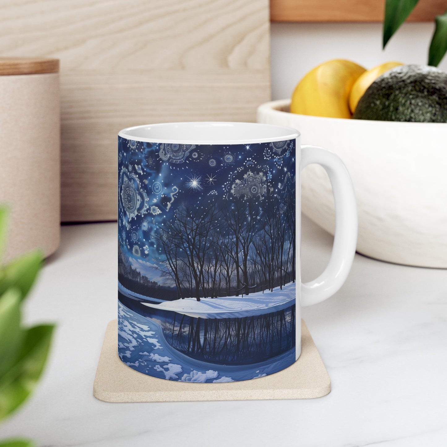 Frozen Lake Galaxy B - Ceramic Mug Collection