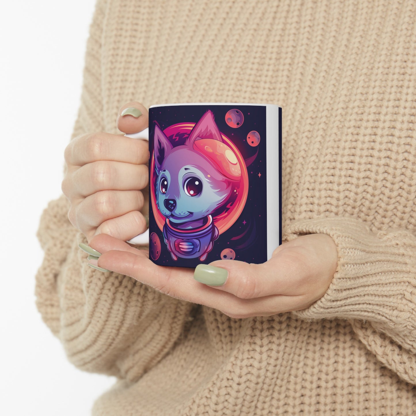 Cute Space Dog D - Ceramic Mug Collection